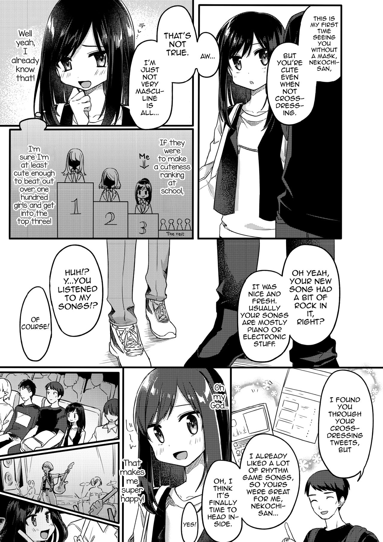 Josou Shounen Nekochi wa Mesu Ochi Shimashita. page 6 full