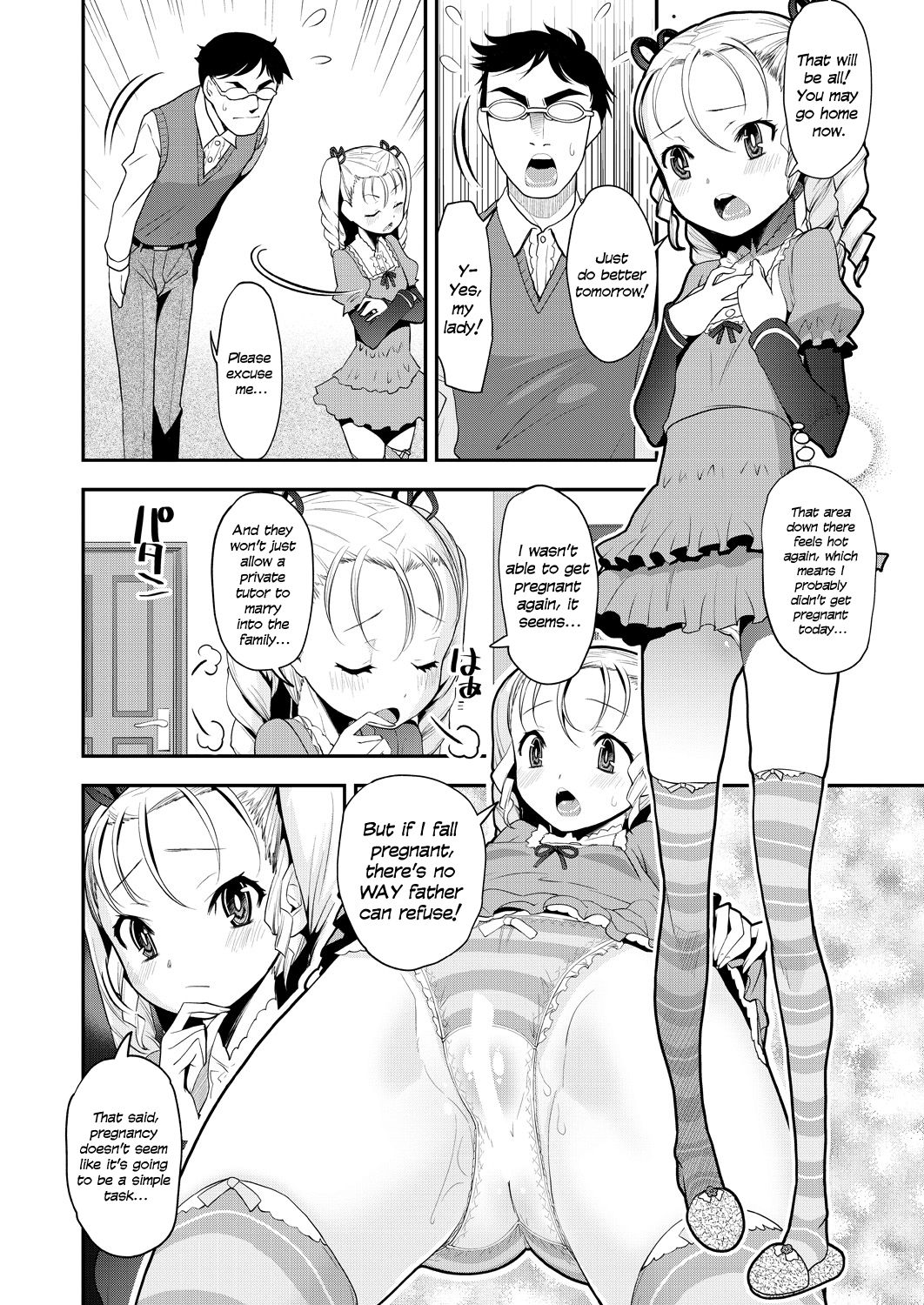 Ninshin! Ikenai Ojousama!! | Pregnancy! Mischievous Little Lady!! page 4 full