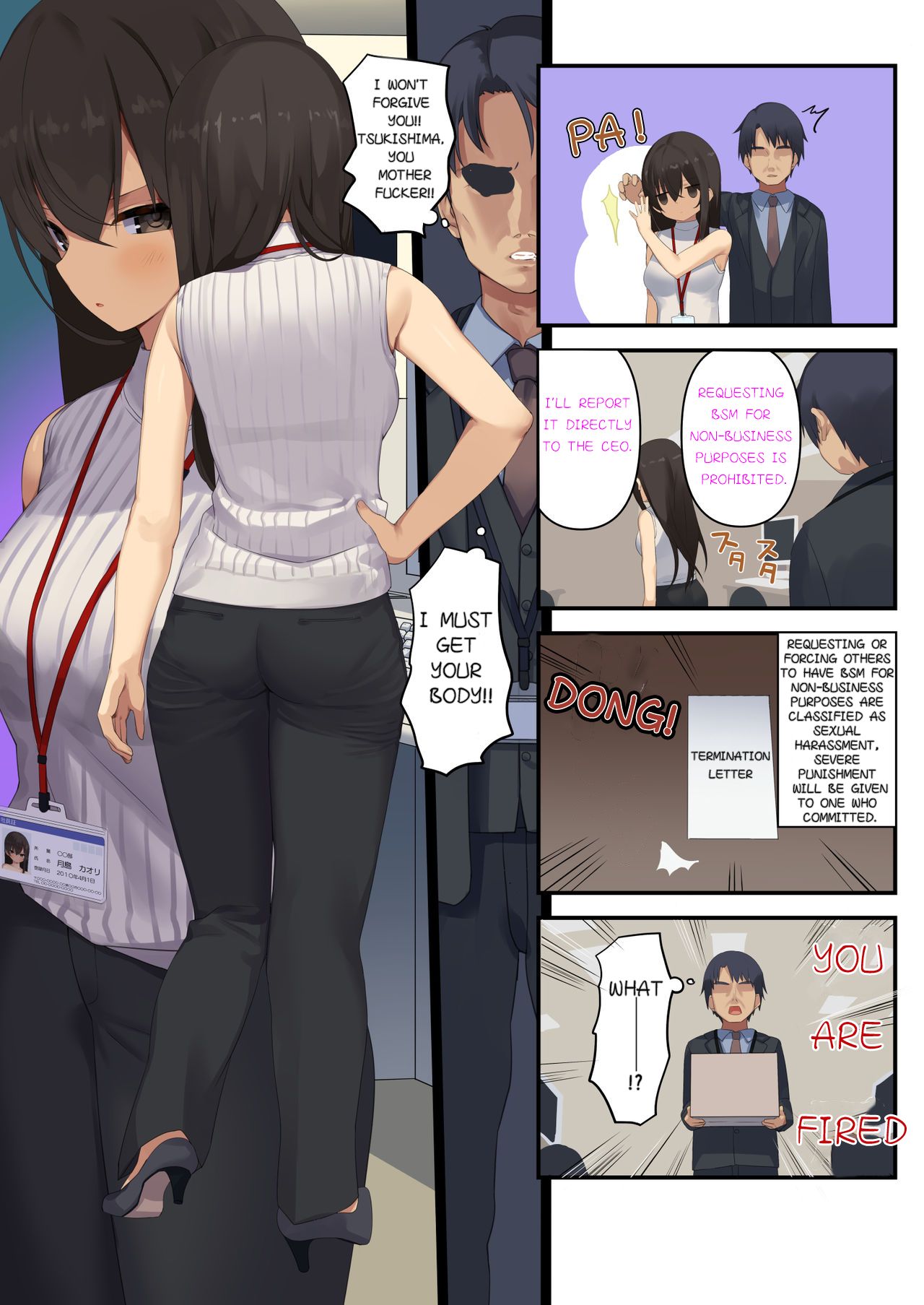 Business Sex Manner Fukushuu no Joushi Hen page 8 full