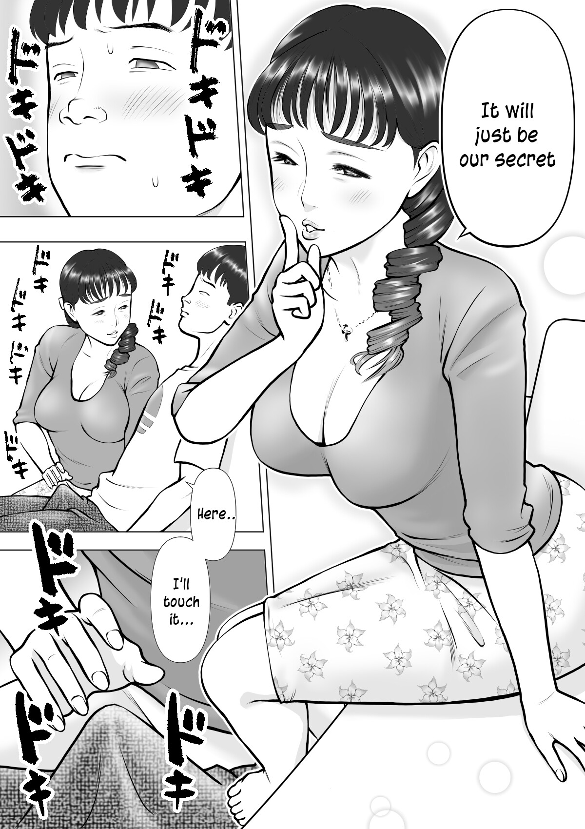 Haha no Kuchibiru kara Koboreru Boku no Seieki | My semen spilling from my Mother's lips page 6 full