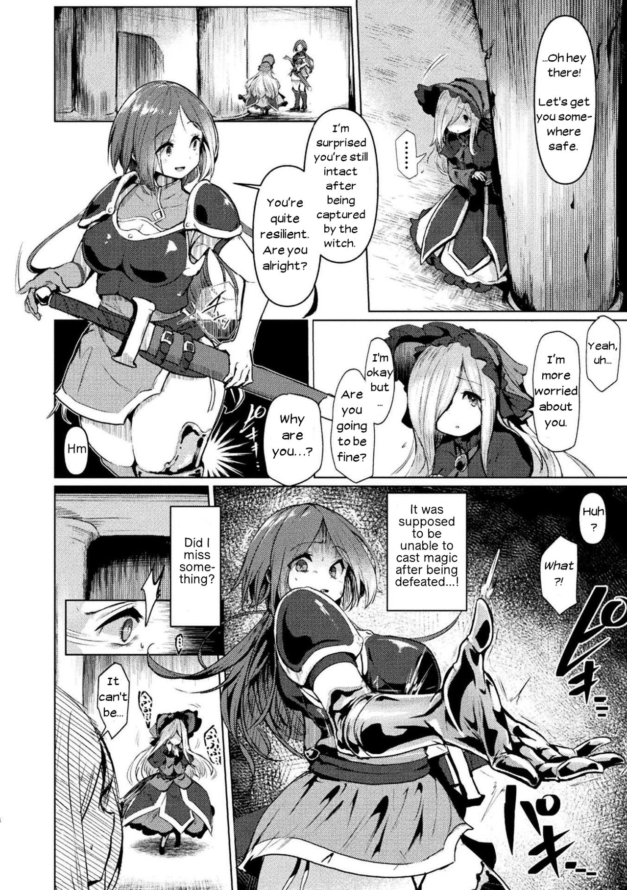 Onna Yuusha, Jintai Shasei ni Chiru | The Heroine Who Ejaculated Out Her Body page 2 full