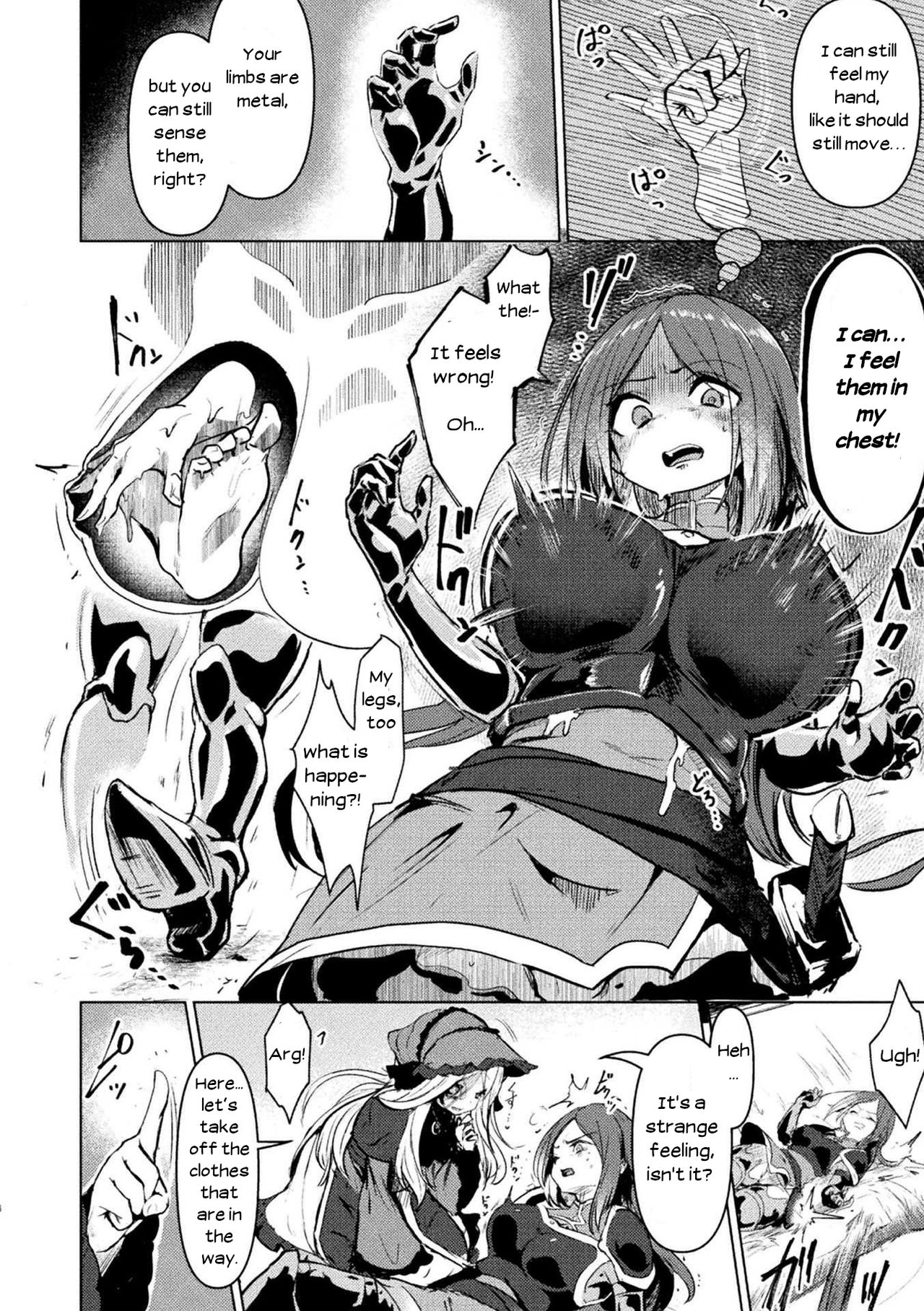 Onna Yuusha, Jintai Shasei ni Chiru | The Heroine Who Ejaculated Out Her Body page 4 full