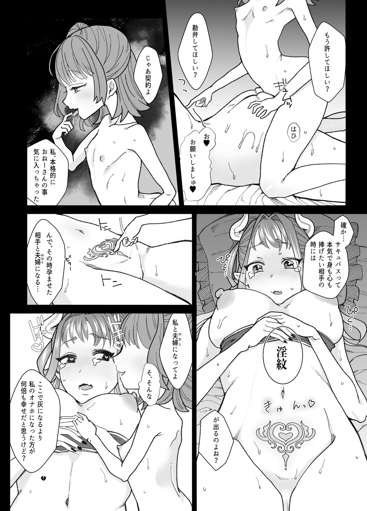 Shinjin Succubus wa Futanari Chinpo ni Daihaiboku page 7 full