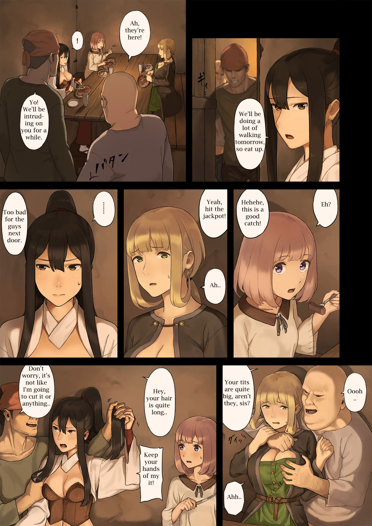 Onna Boukensha-tachi ga sabaku no oasis ni tachi yoru to.... page 10 full