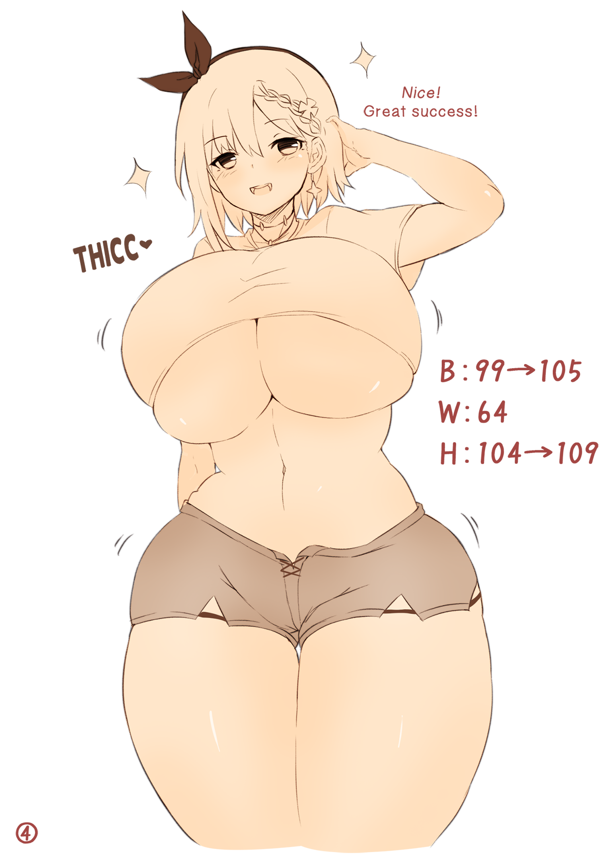 Ryza ga Nice Body ni Naru Kusuri o Nondara Yosou Ijou ni Seichou shite shimatta E page 4 full