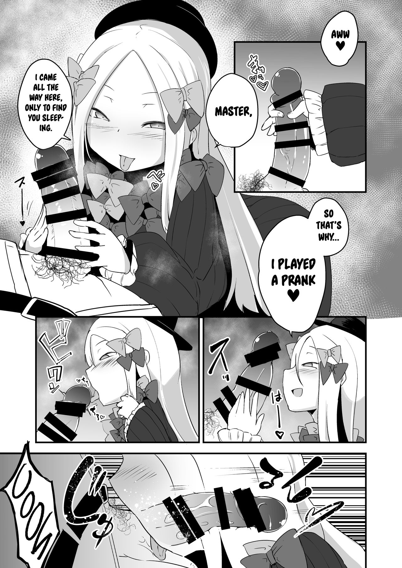 Abi no Konna Kakkou o Mite Koufun shite shimatta no? Master Ikenai Hito da wa | Did looking at me act like this turn you on, Master? You deviant. page 4 full