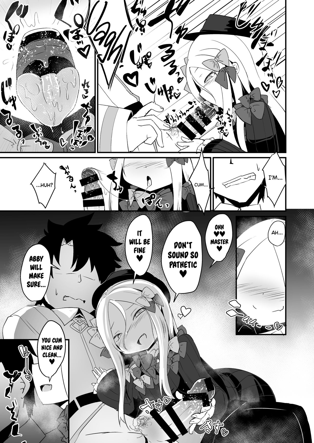 Abi no Konna Kakkou o Mite Koufun shite shimatta no? Master Ikenai Hito da wa | Did looking at me act like this turn you on, Master? You deviant. page 6 full