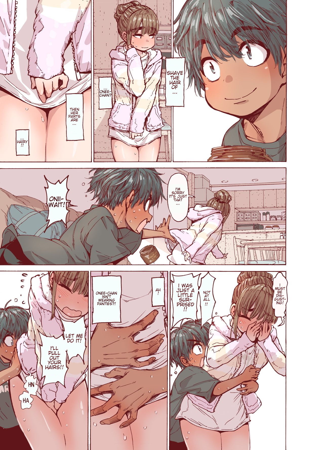 Choroane, Datsumou, Natsu | Submissive Sister Summer Shaving page 7 full