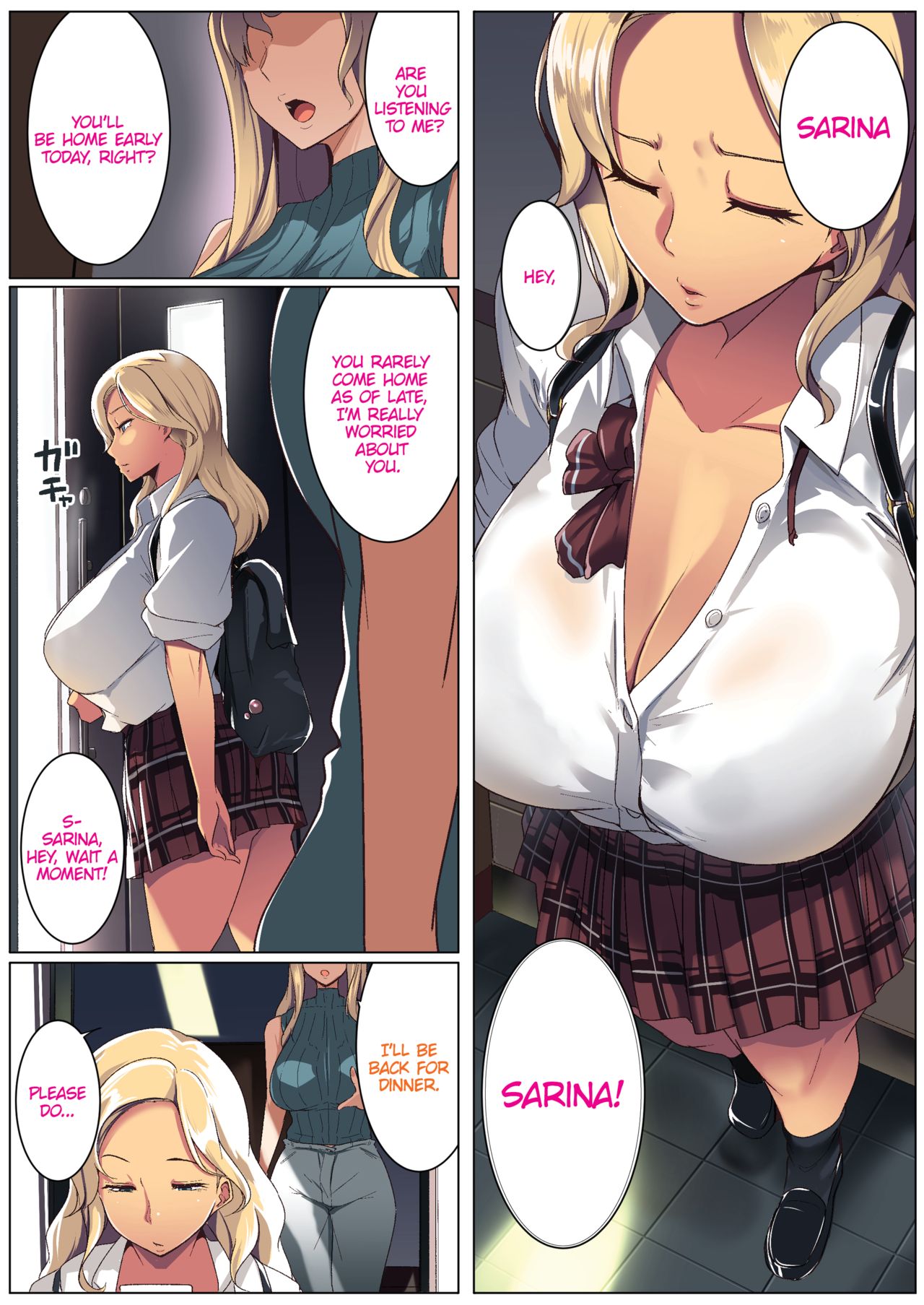 [Misaki (Muneshiro)] Kinpatsu Tsuma no Otomodachi | The Blonde Wife's Good Friend [English] [CClaw] [Anonymous] [Pinkachu did nothing] Hentai - Raw  2