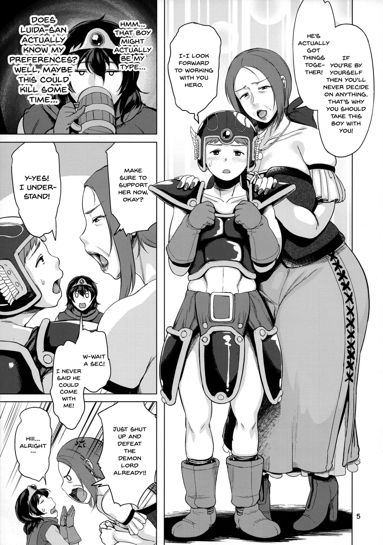 Juku Yuusha-sama to Boku | Together With An Older Hero page 4 full