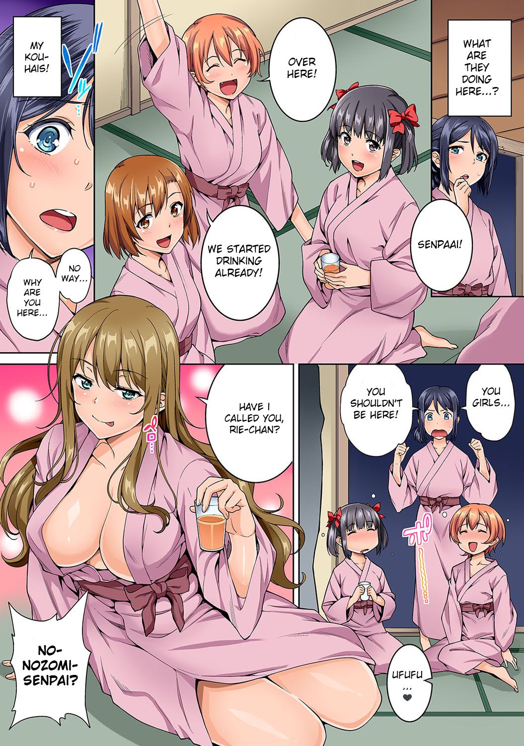 Bou Yuumei Shiritsu Daigaku YariCir no Jittai ~Gasshuku de Issho ni Natta Ojou-sama Daigakusei-tachi no Baai~ Ch. 4 page 4 full