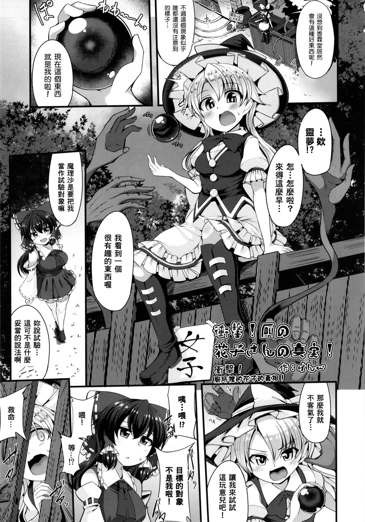 Micha Damee! ~Touhou Dappun Shuuchi Goudou~ | 不可以看啦! ~東方脫糞羞恥合同~ page 5 full
