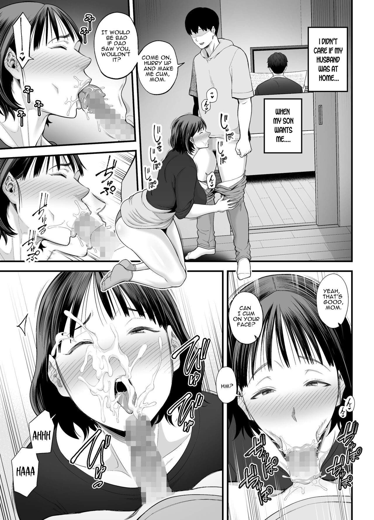 [Ura Meshiya (Maccha Neji)] Okaa-san Boku no Koto Sasotterun Daro? | Is my mother trying to seduce me? [English] [KeizerD] Hentai - Raw  37