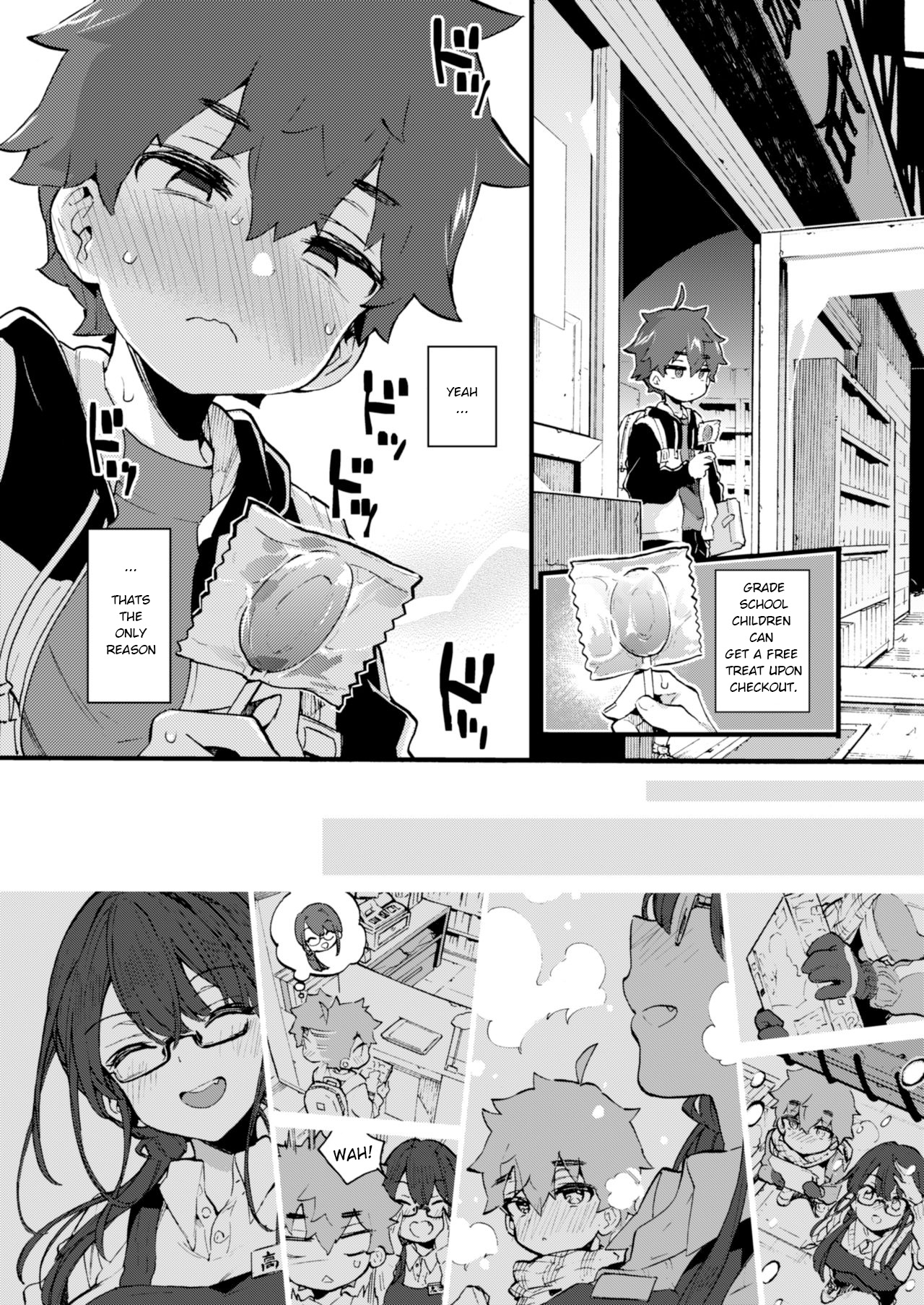 Boku to Shoten no Onee-san | Me and the Bookstore Onee-san page 5 full