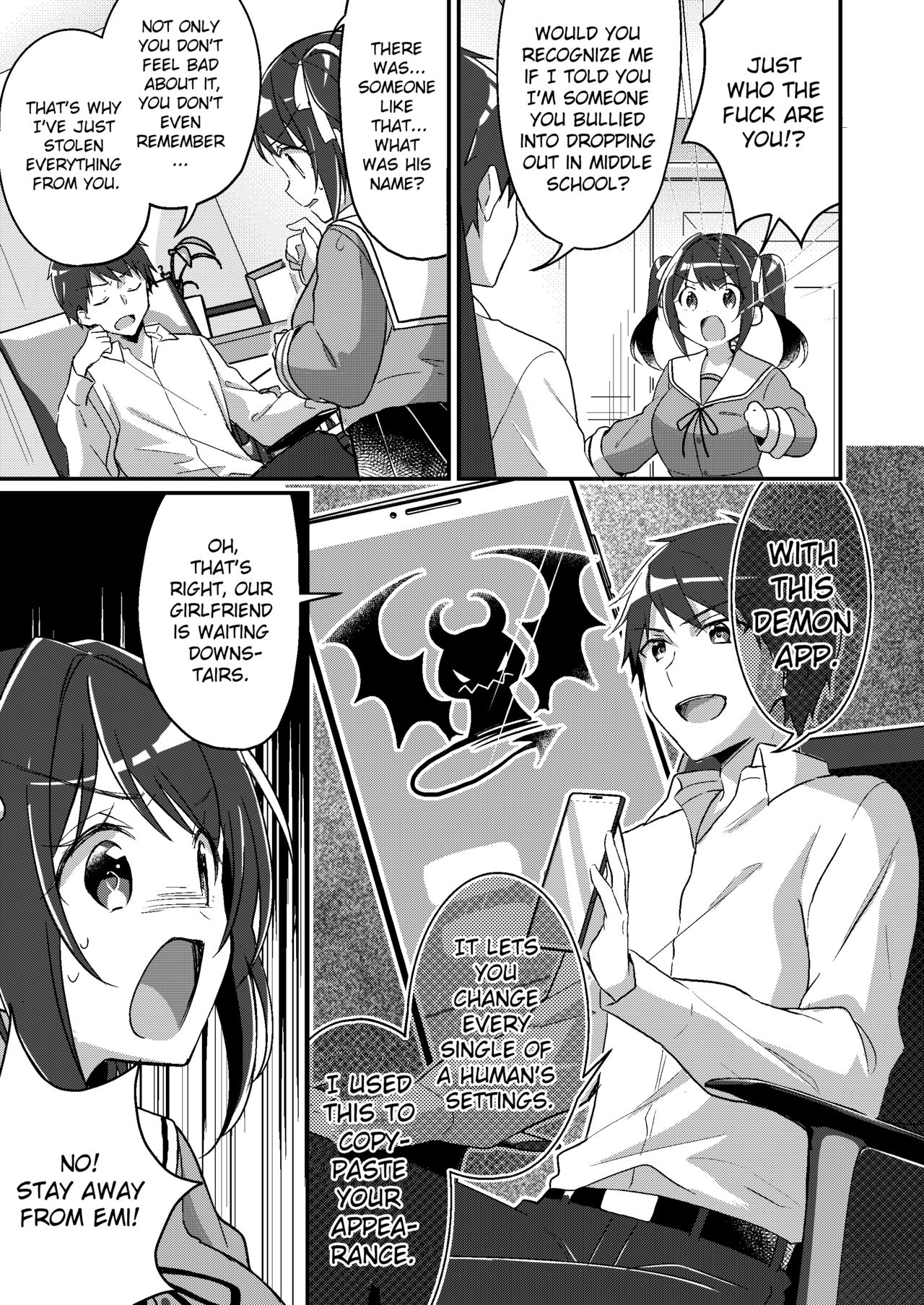 Sonzai Kaihen Appli ~Jibun no Imouto ni Kaerareta Ore~ | Existence Altering App ~I got turned into my own little sister~ page 8 full