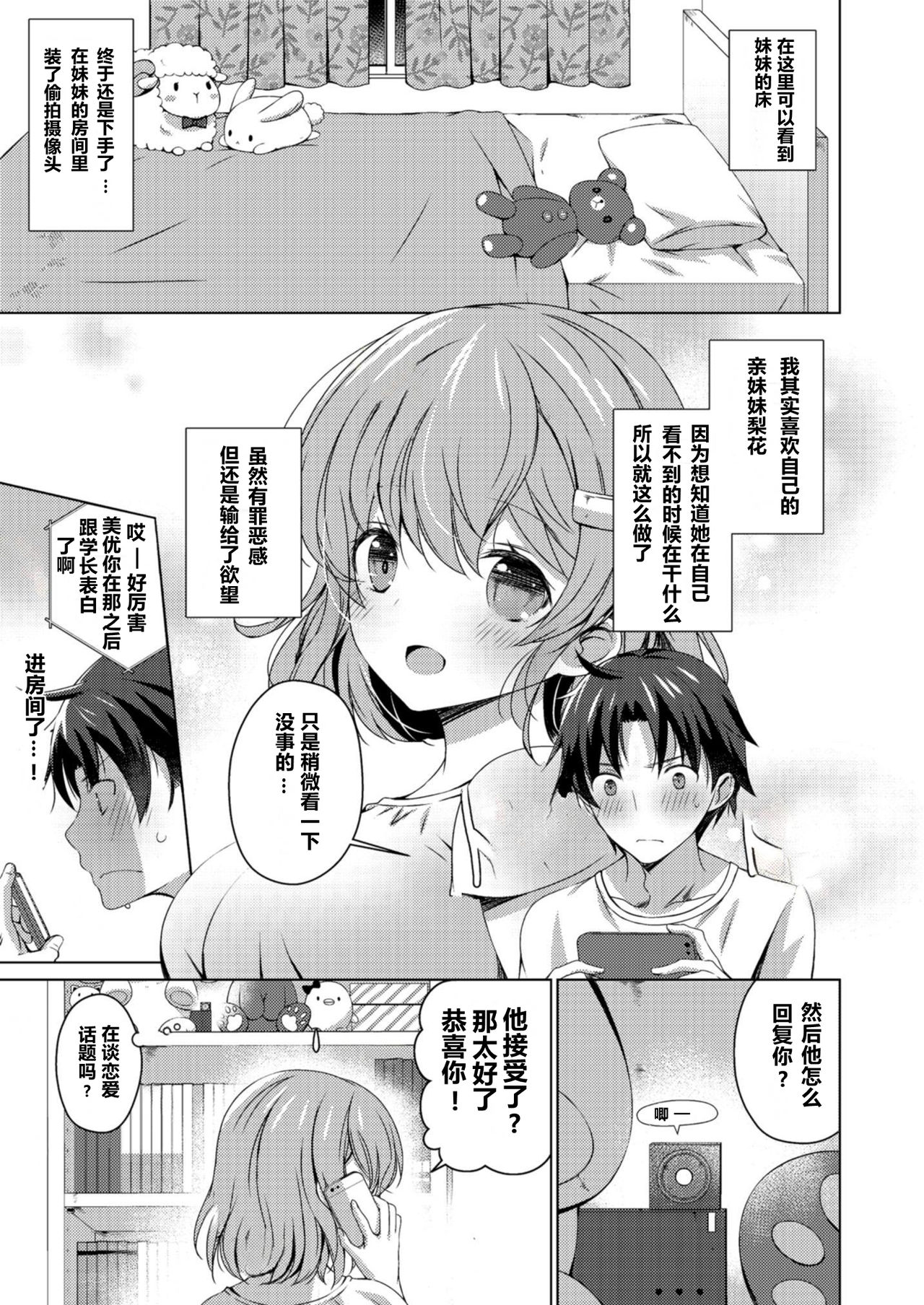 Teiten Kansoku-Imōto no koto sukinanode heya ni kamera o shikakete mita page 1 full