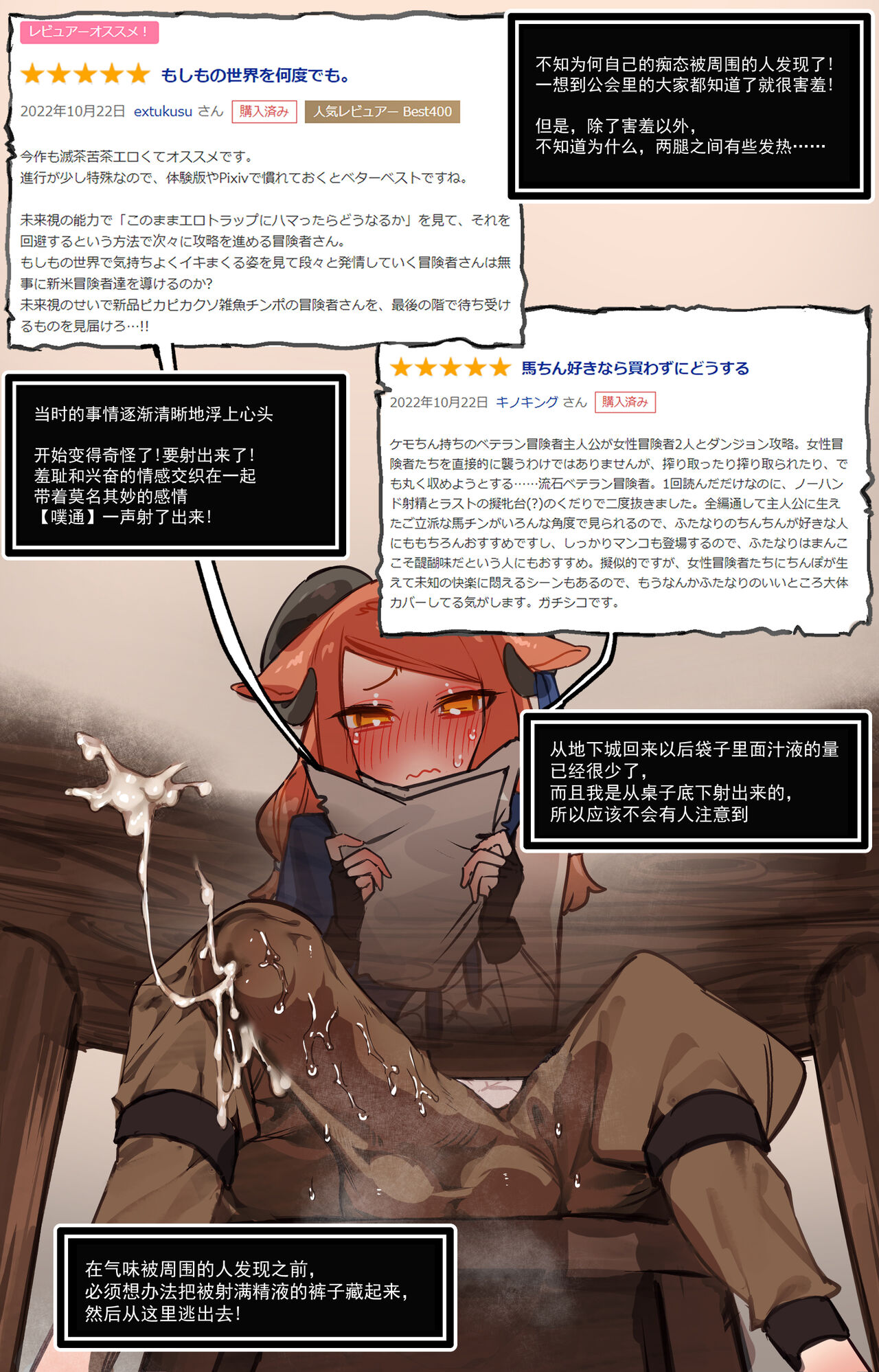 Yokuaru Erotrap Dungeon Mono - Mirai ga Mieru kara ETD nante Yoyuudashi Joukyuu Boukensha ga Seiyoku ni Makeruwakenai Hen - Batsubun page 1 full