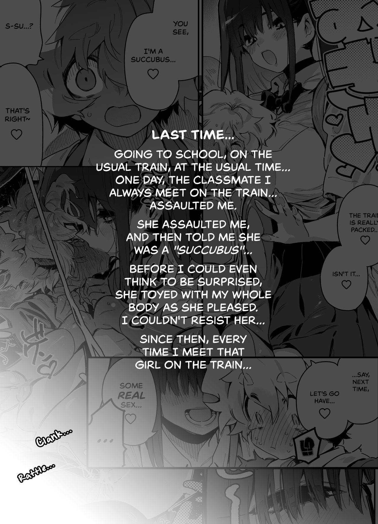 Classmate no Joshi Inma ni Renkyuuchuu no Otomarikai de Osowarechau Danshi no Hanashi | A Story About A Boy Being Assaulted By His Succubus Classmate During A Sleepover Over The Holidays page 3 full