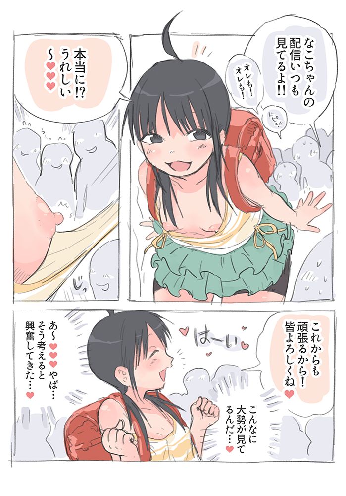 Nako-chan no Hentai No-pan Haishin page 4 full