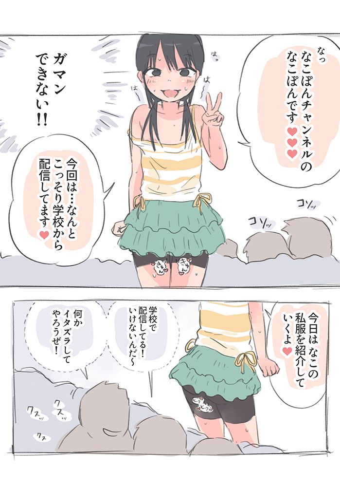 Nako-chan no Hentai No-pan Haishin page 8 full