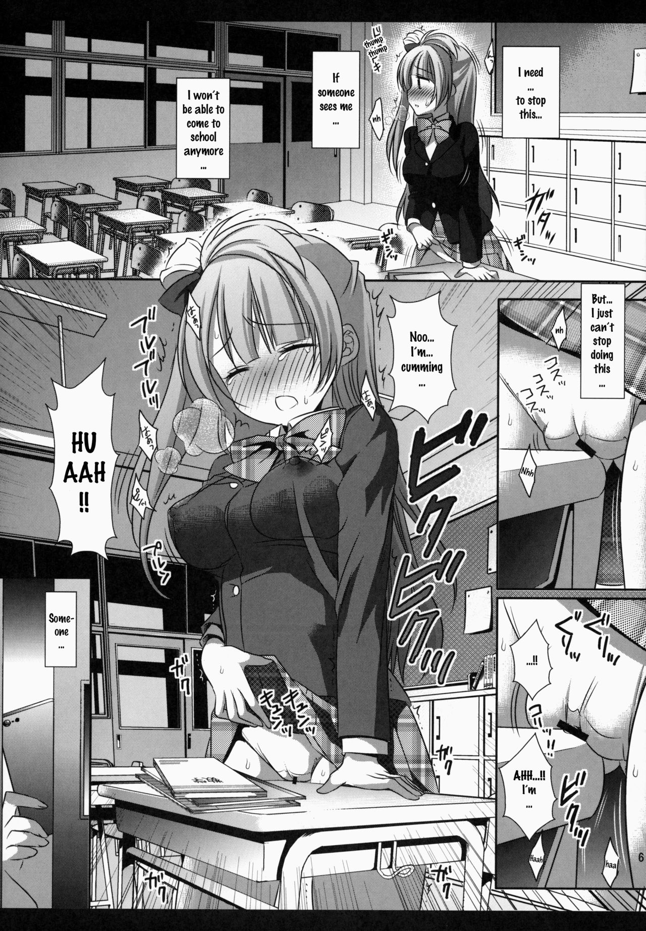 Love Live! Kotori-chan no KadoOna | Kotori-chan's Desk Edge Masturbation page 7 full