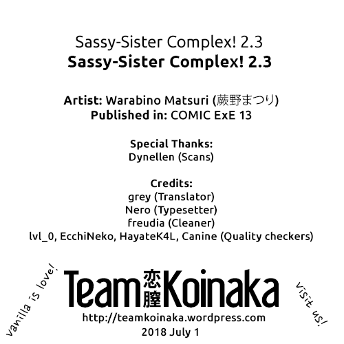 Sassy-Sister Complex! 2.3 page 5 full