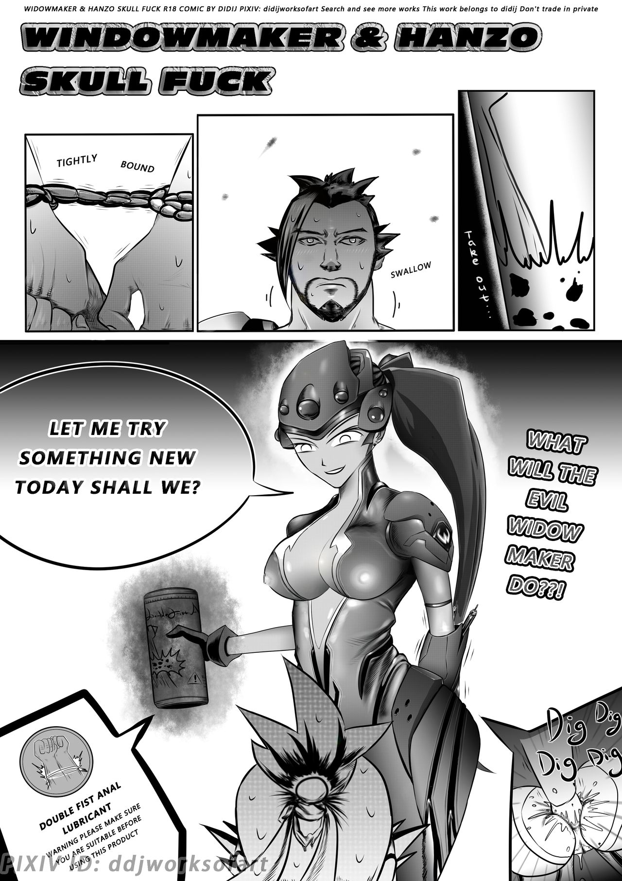 Widowmaker & Hanzo Skull Fuck page 3 full