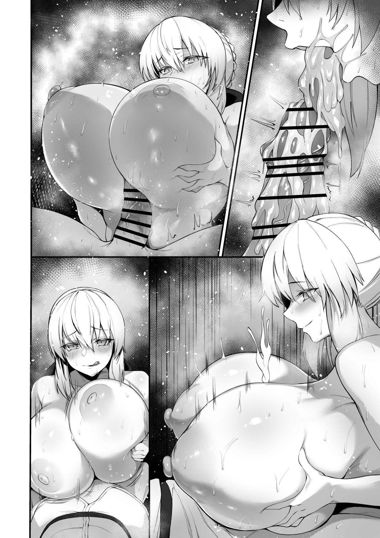 セイバーオルタの朝搾り漫画 page 10 full