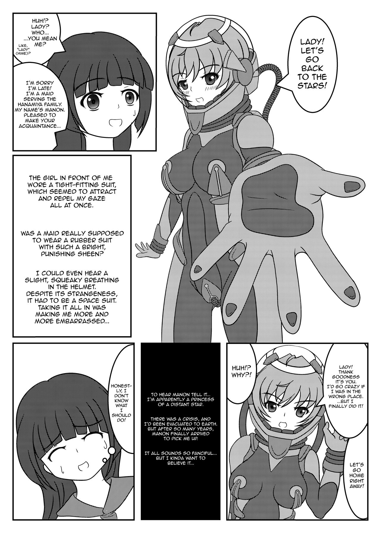 Ojou-sama! Hoshi e Kaerimashou!! | Lady! Let's Go Back to the Stars! page 4 full