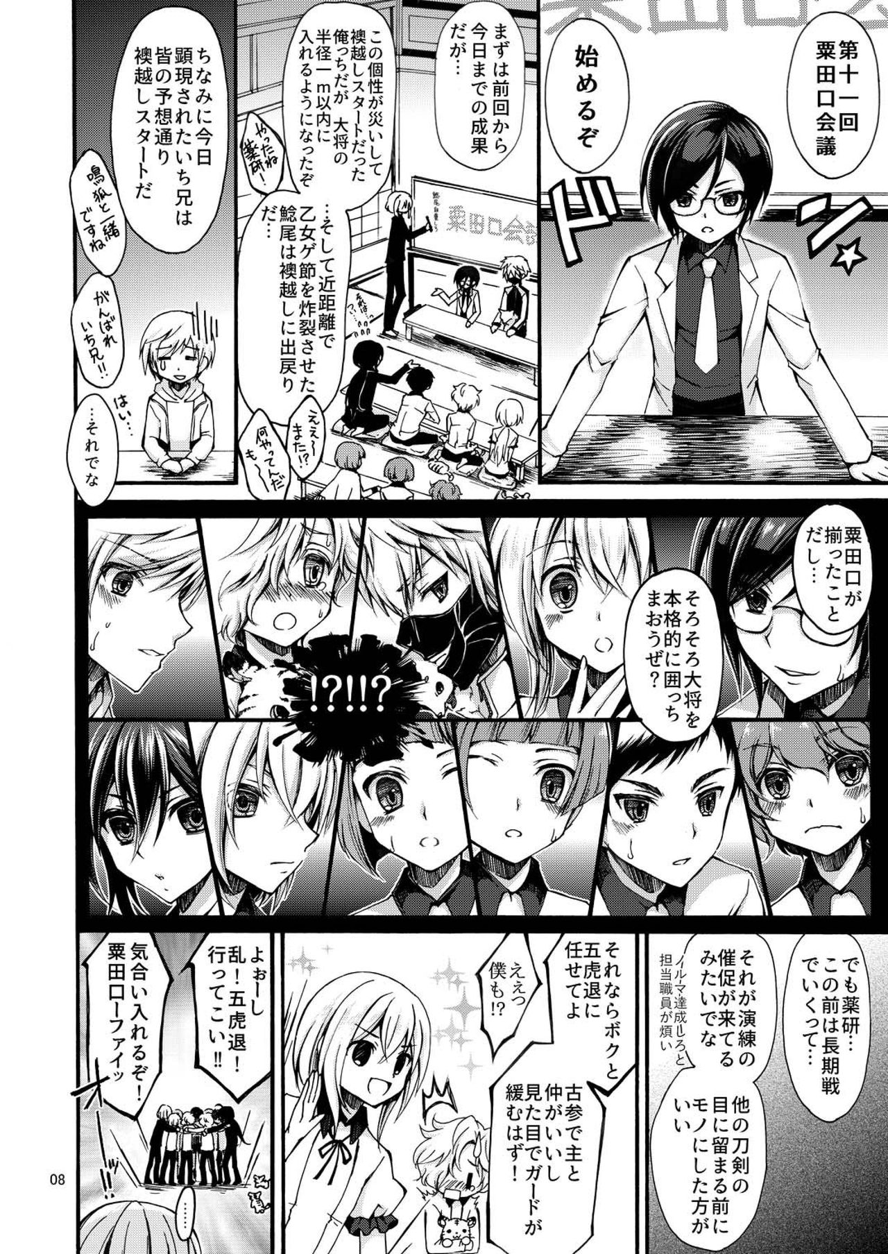 Dansei Kyoufushou no Futanari Onna Saniwa ga Awataguchi Touken ni Kakowareru made. page 8 full