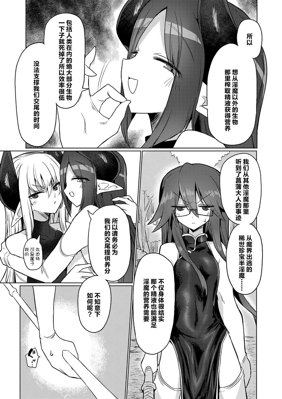 Onna Inma nara Touzen Haeteru yo ne!! | 女淫魔的话当然有那话儿啦！！ page 7 full