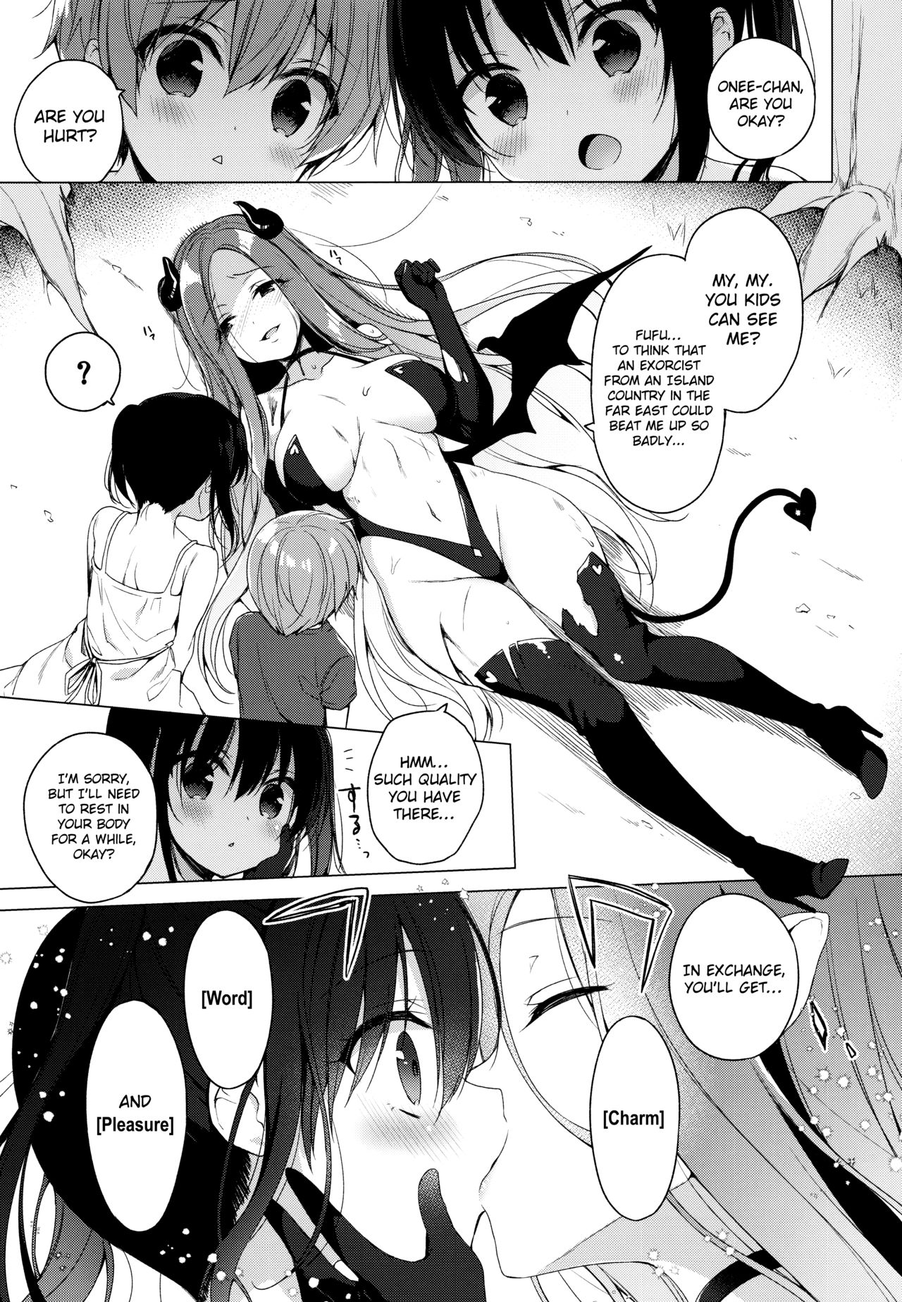 Succubus-kei Onee-chan wa Misetagari | Things That the Demi-Succubus Onee-Chan Wants to Show Me page 2 full