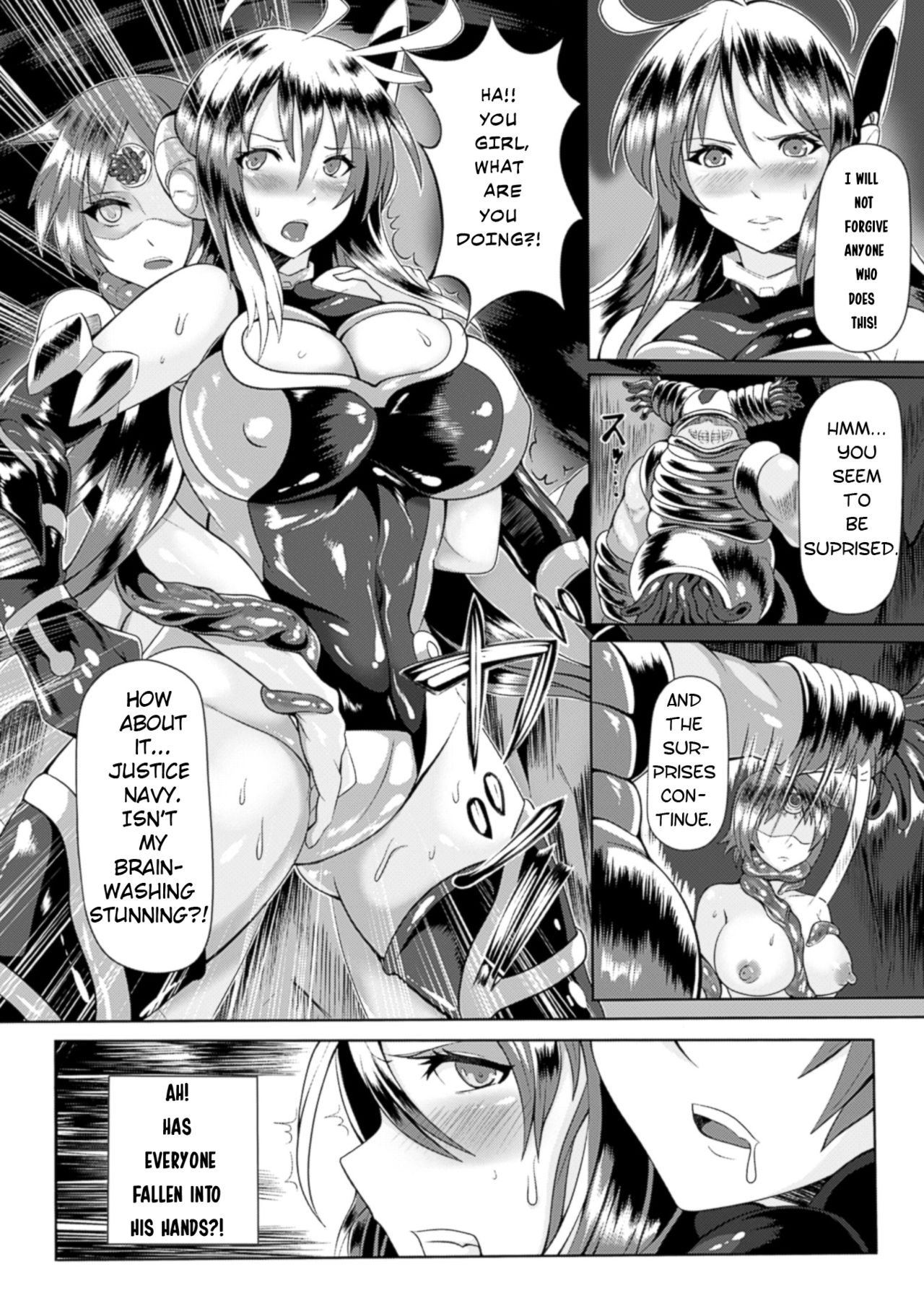 Ransou Okasare Heroine Justice Navy page 3 full