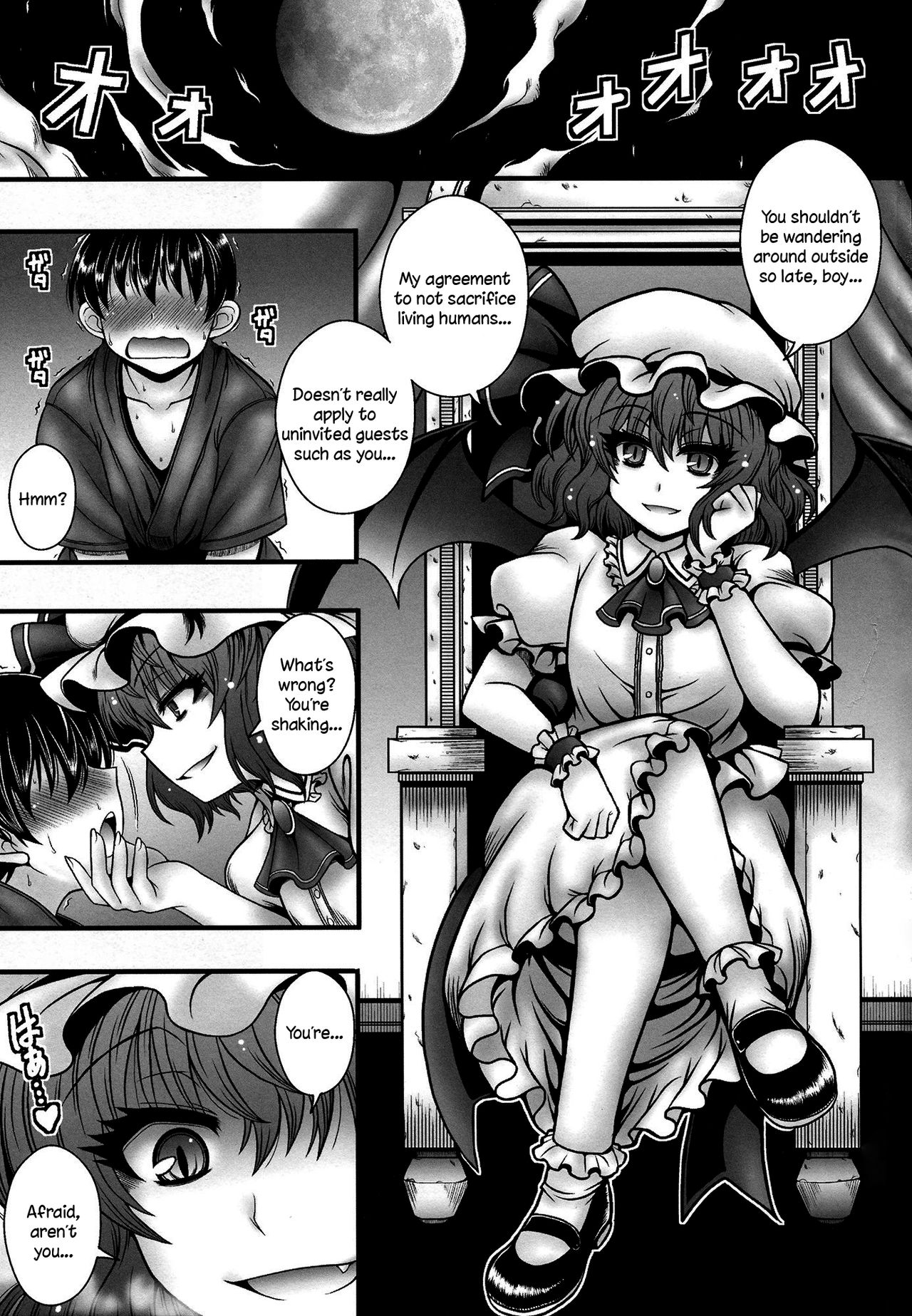 Remilia-sama ga Shounen wo Gakure suru Hanashi | A Story of Remilia-sama Reverse-Raping a Boy page 2 full