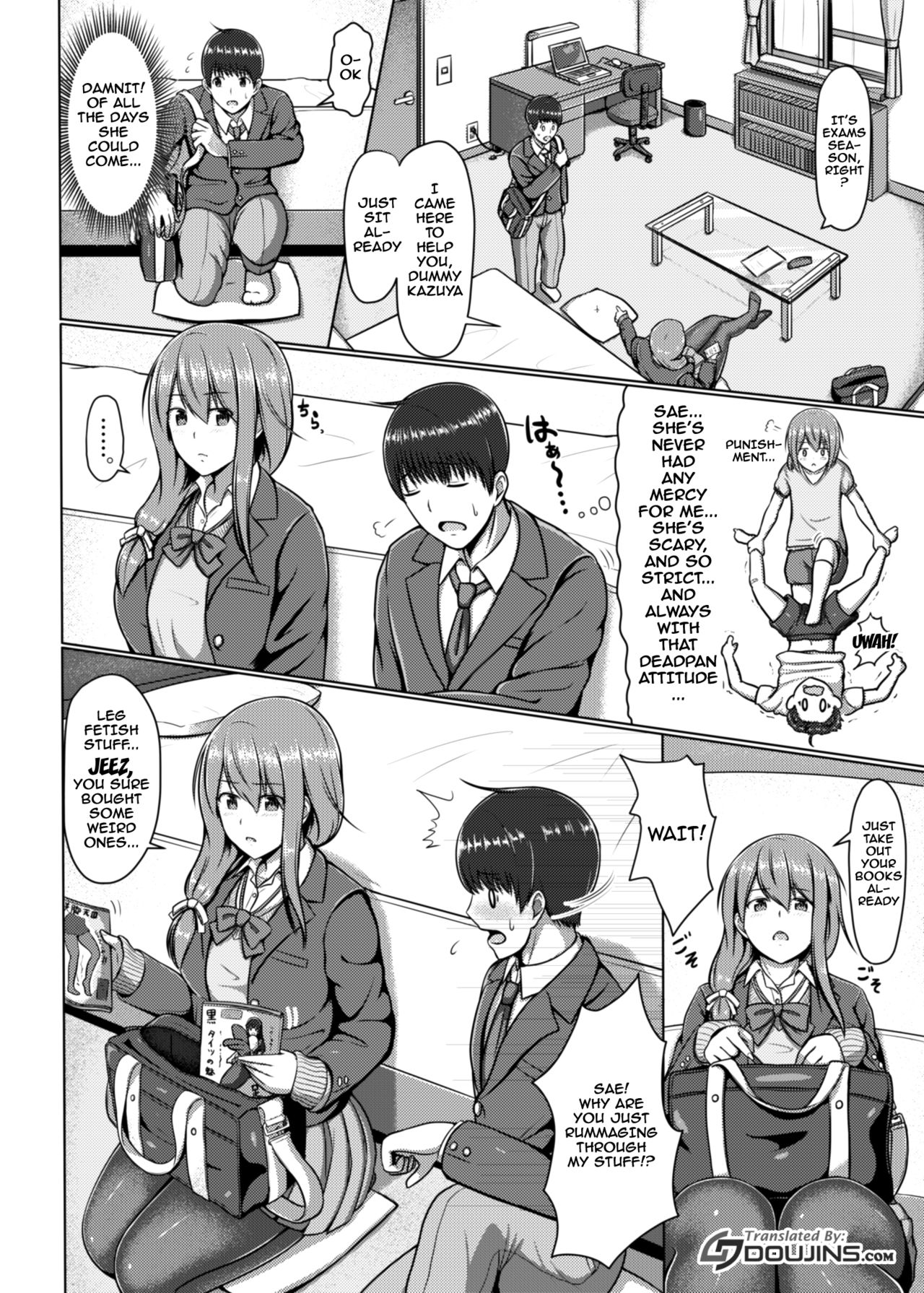 Ashi ga Sukitte… Honto Hentai… | You Like Feet...? You're a Pervert... page 3 full