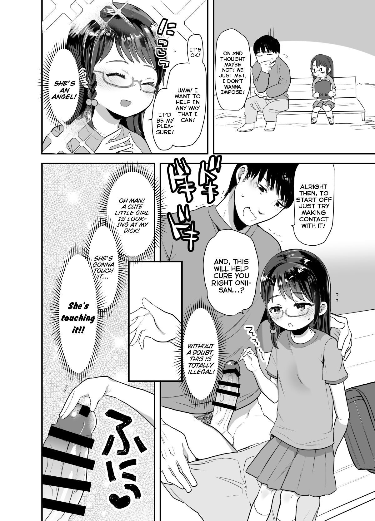 Otonashisou na Ko ni Te o Dashite Gyaku ni Moteasobareru Hanashi | A Reverse Sexual Predator Story Of a Seemingly Docile Little Girl page 3 full