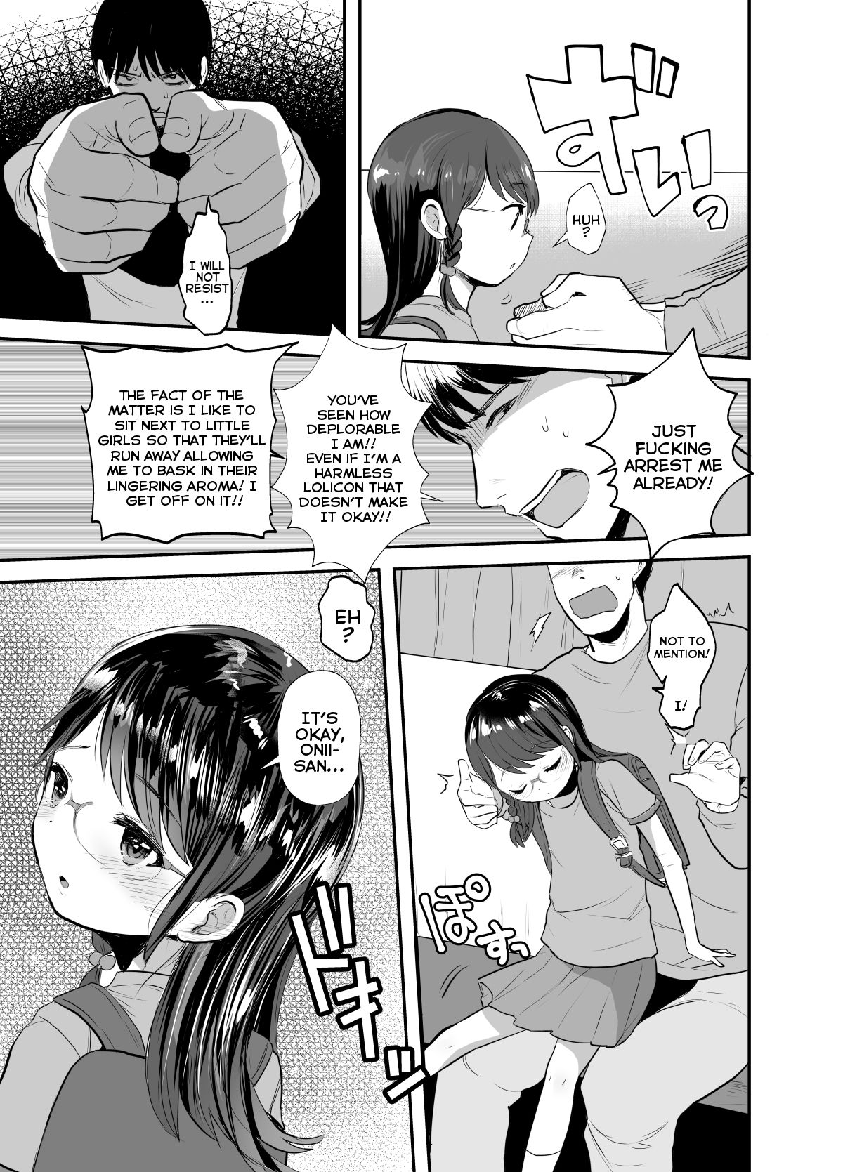 Otonashisou na Ko ni Te o Dashite Gyaku ni Moteasobareru Hanashi | A Reverse Sexual Predator Story Of a Seemingly Docile Little Girl page 6 full