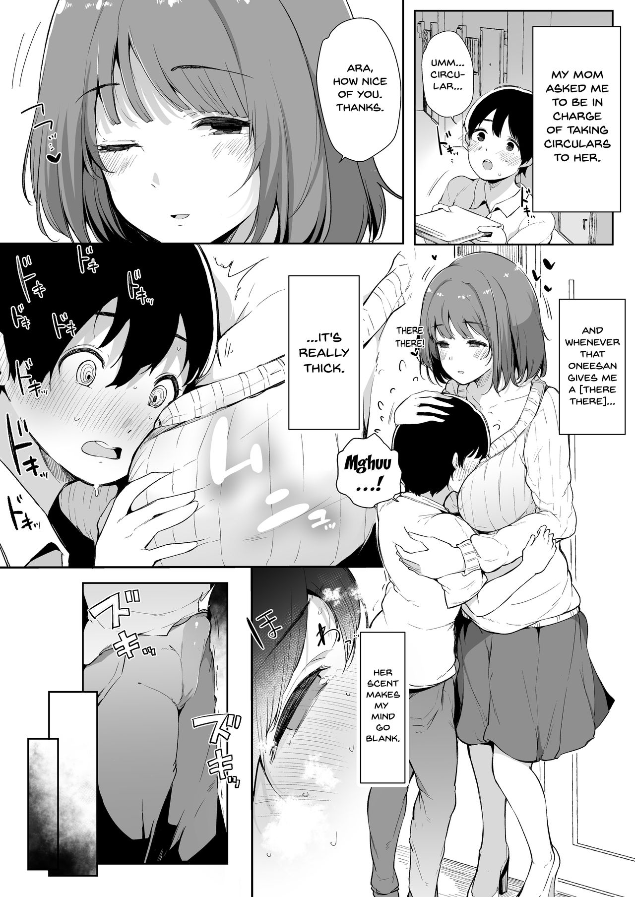 Seitsuu Shasei Kanri Ue no Kai no Joshidaisei Onee-san | The Older College Girl Who Helps Me Cum page 4 full