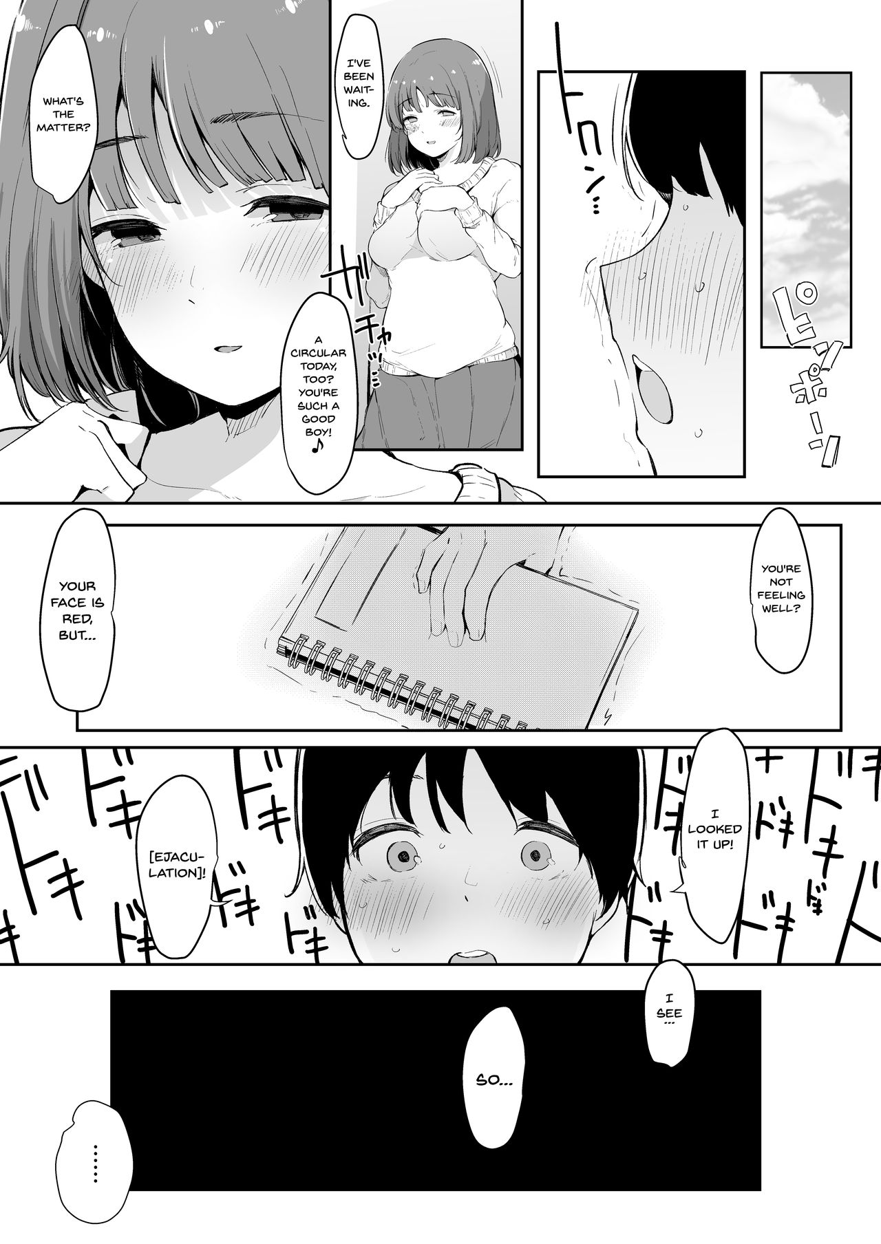 Seitsuu Shasei Kanri Ue no Kai no Joshidaisei Onee-san | The Older College Girl Who Helps Me Cum page 8 full