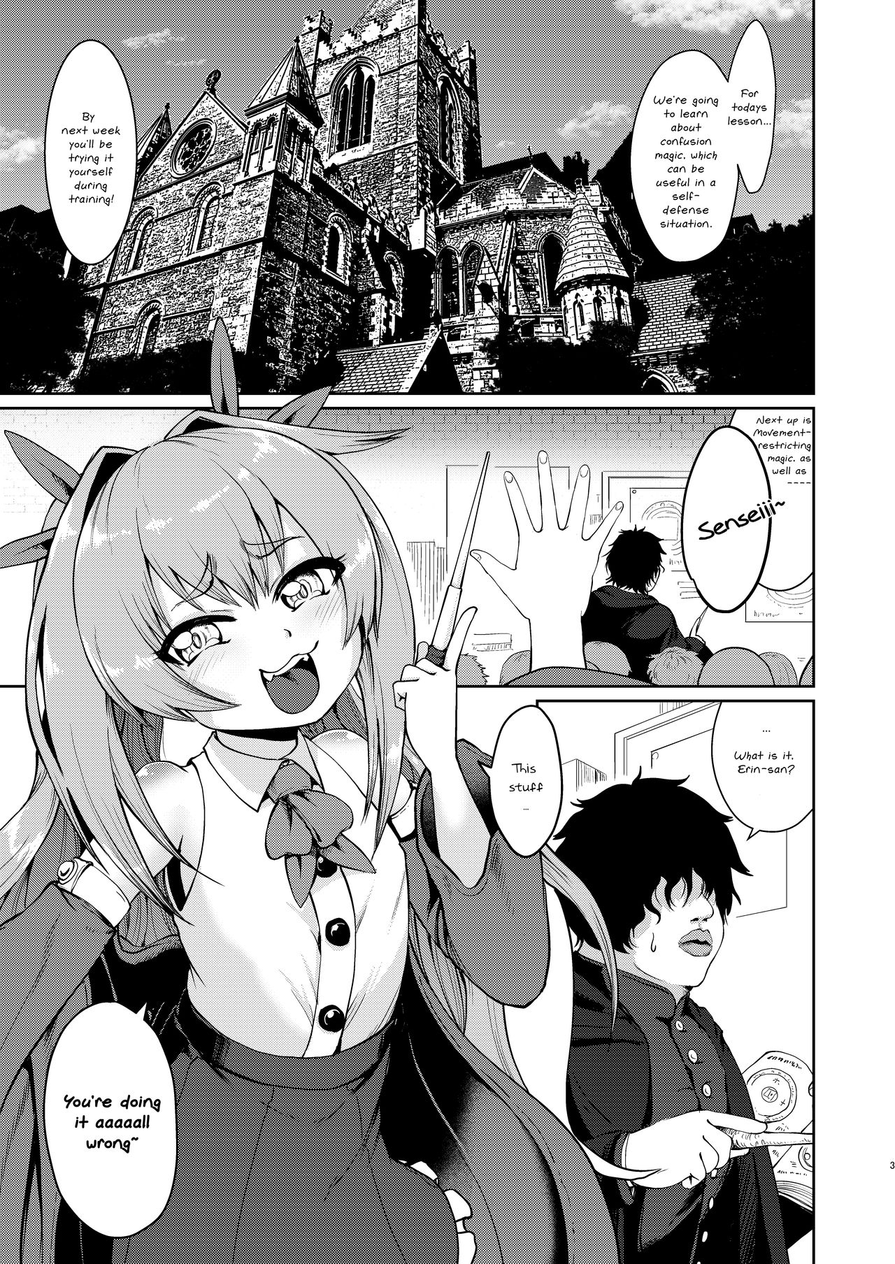 Mesugaki Elf Mahou Choukyou | Breaking a Bratty Elf with Magic page 3 full
