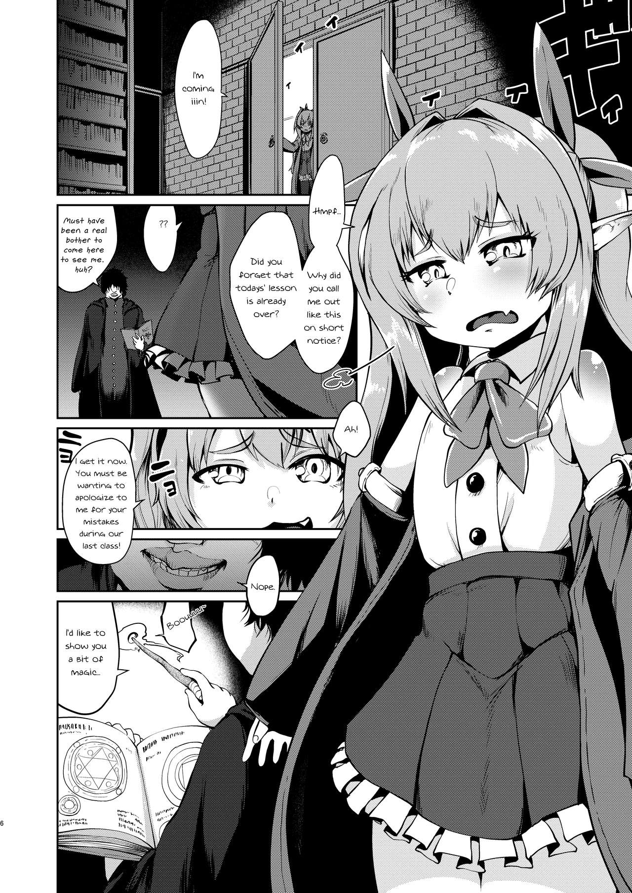 Mesugaki Elf Mahou Choukyou | Breaking a Bratty Elf with Magic page 6 full