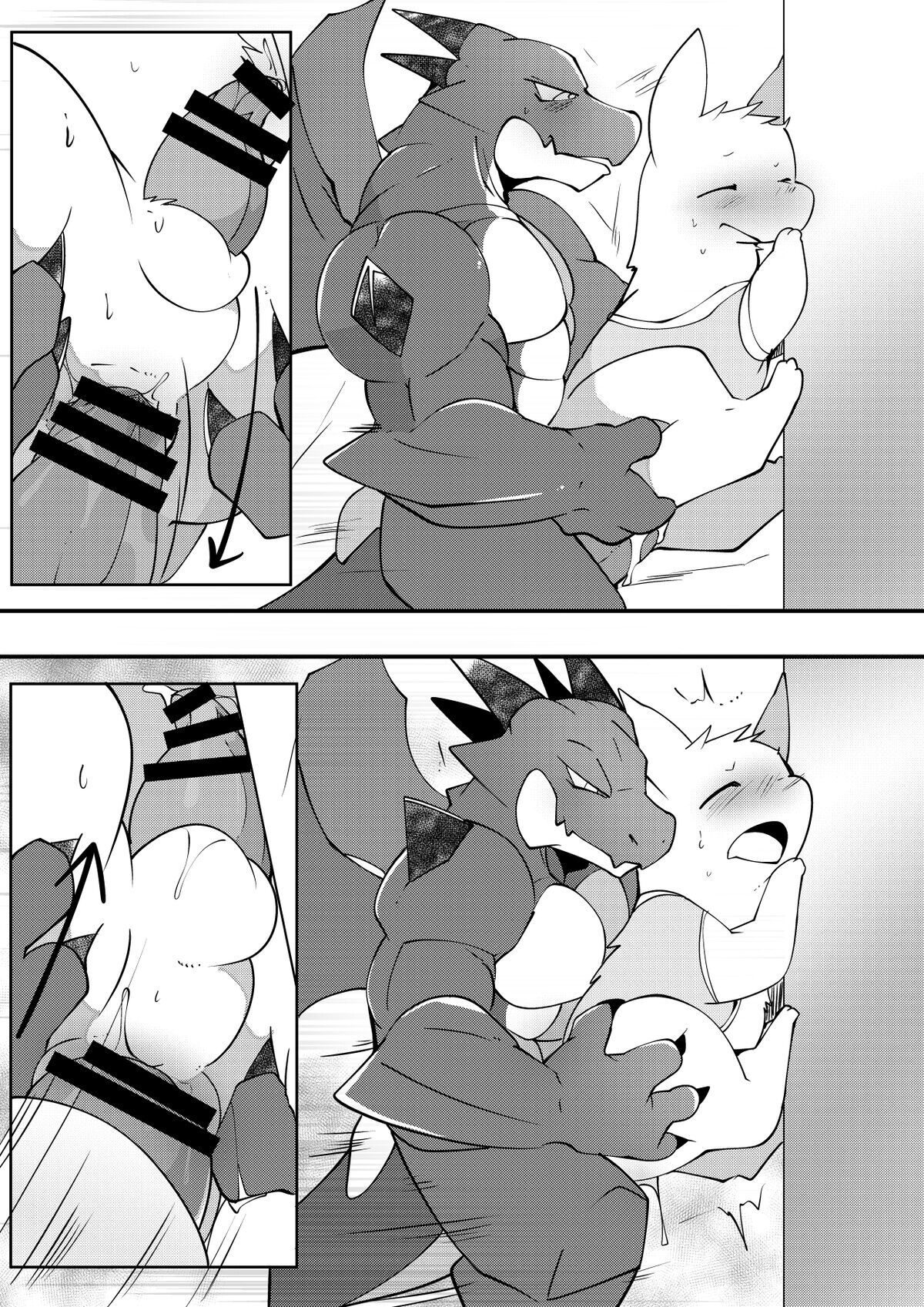 泳装红白龙 | 海に行ったレドハクの色々 page 6 full