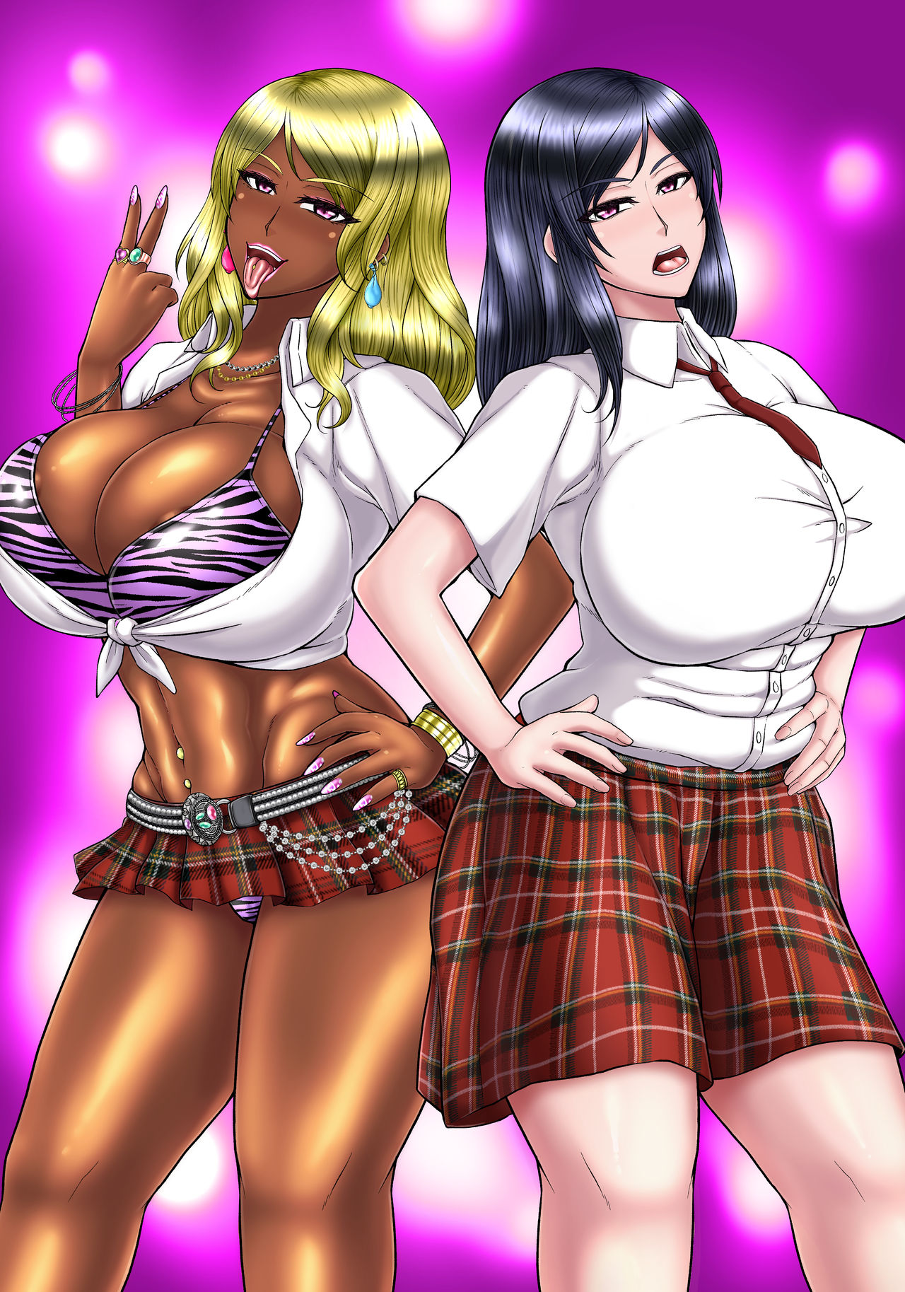 Saimin Netorare Fuuki Iin ~Joushiki Kaihen! Kuro Gal Bitch-ka Hen~ page 2 full