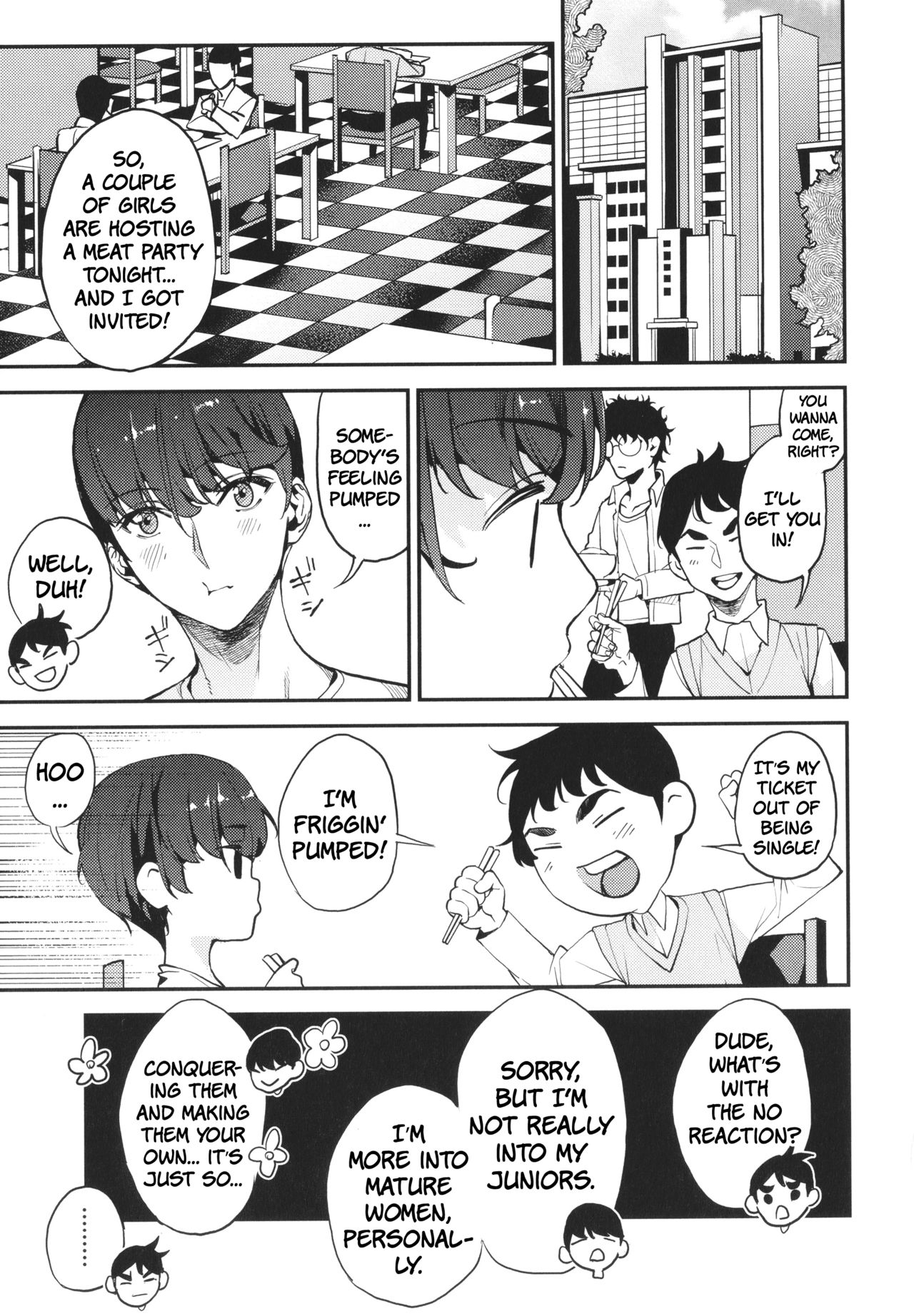 Hitozuma Shimai to Issho ni | A Date With The Married Sisters page 1 full