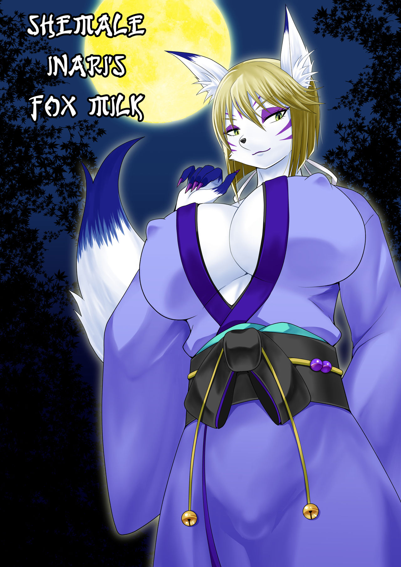 Youko Onee-sama no Inari Milk | Shemale Inari's Fox Milk page 1 full