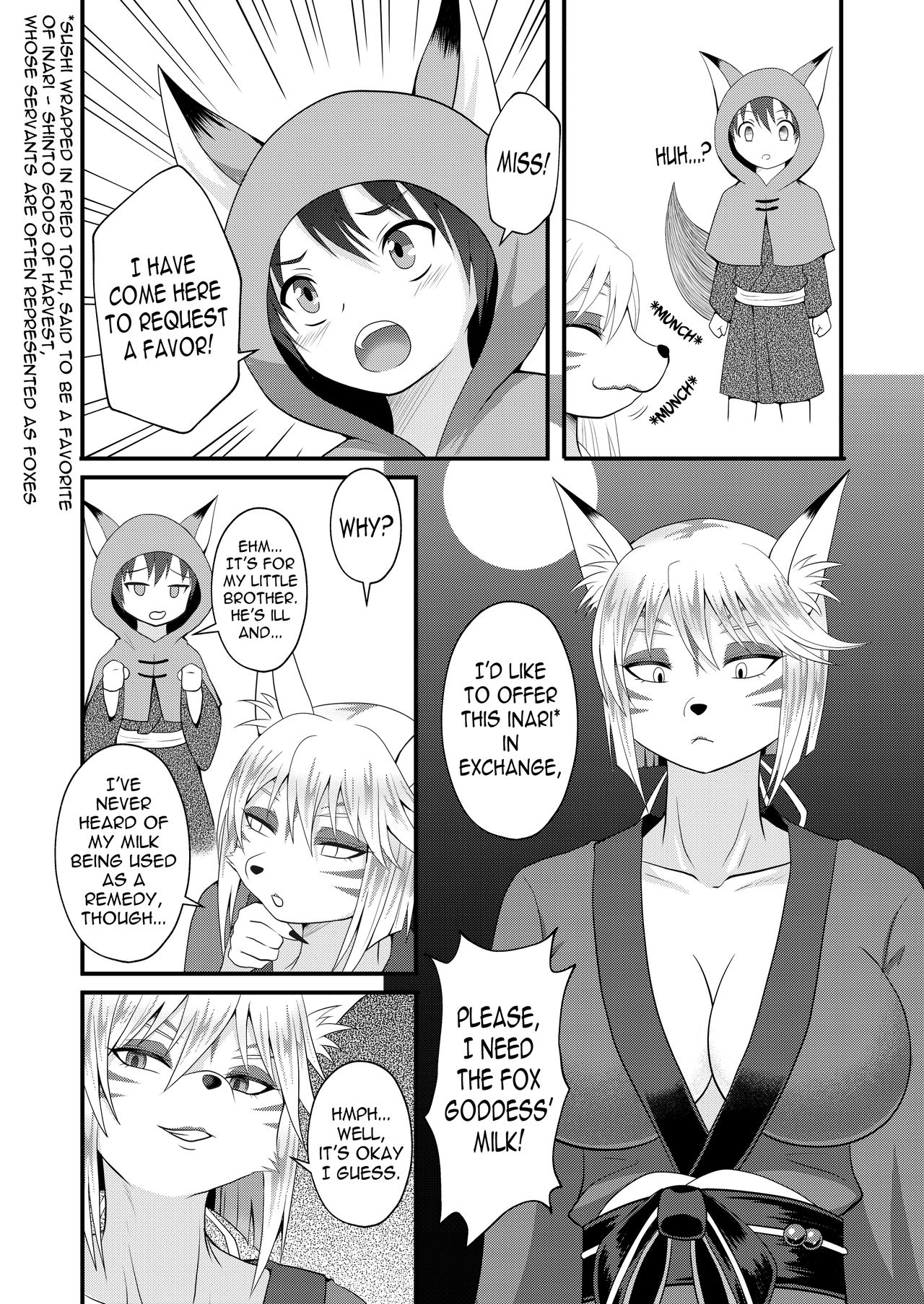 Youko Onee-sama no Inari Milk | Shemale Inari's Fox Milk page 5 full