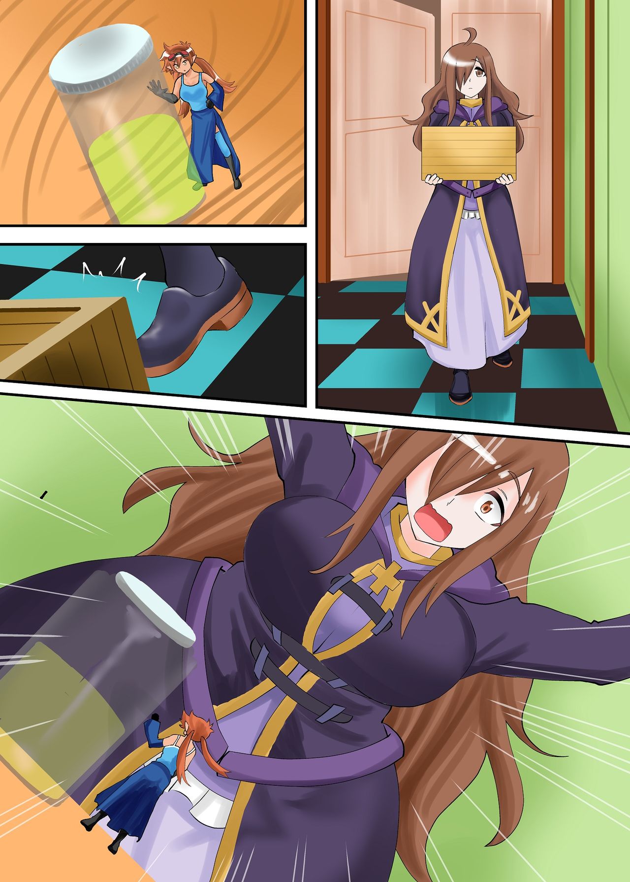 Wiz eats Jessica page 1 full