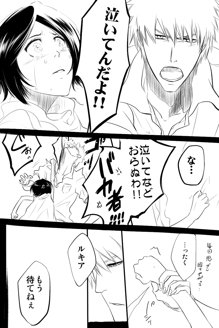 私たちにしか分からない言葉で約束を交わそう。 bleach page 6 full