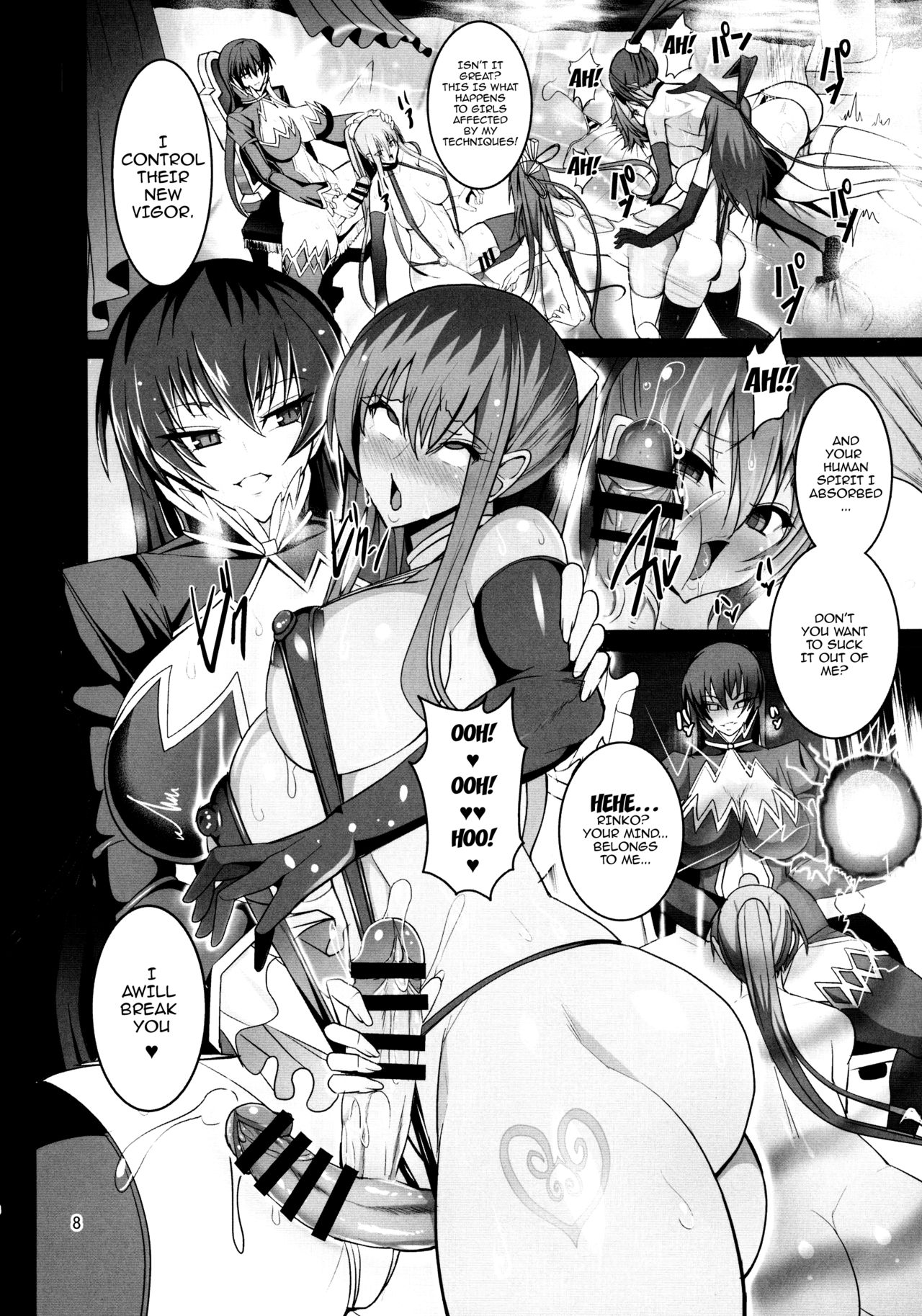 Kyuuketsuki Rinko -Kanin no Mesudorei Harem- | Vampire Rinko -Female Slave Sex Harem- page 10 full
