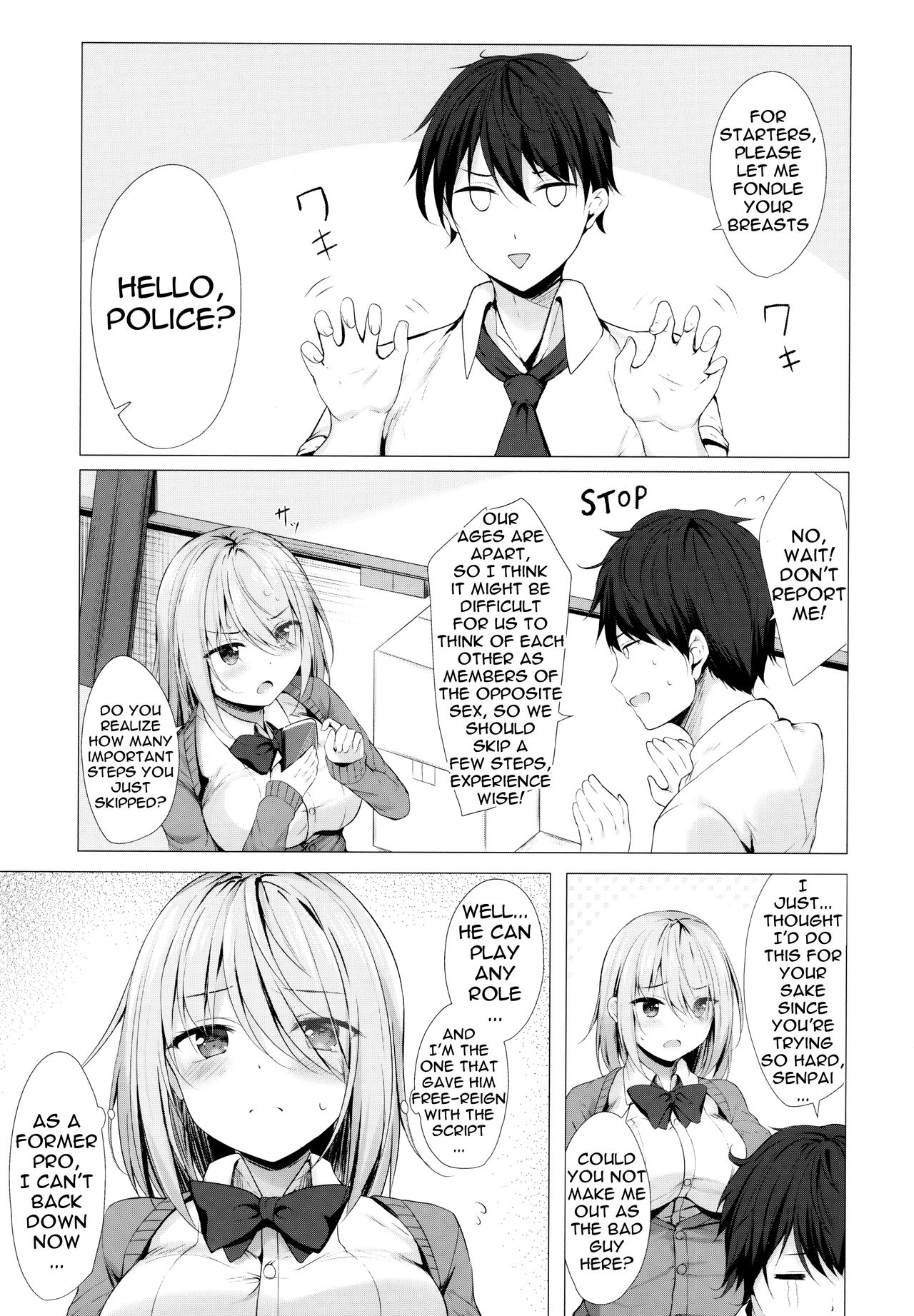 Boku no Loli Senpai wa Chiisai kedo Ookii Ken page 4 full